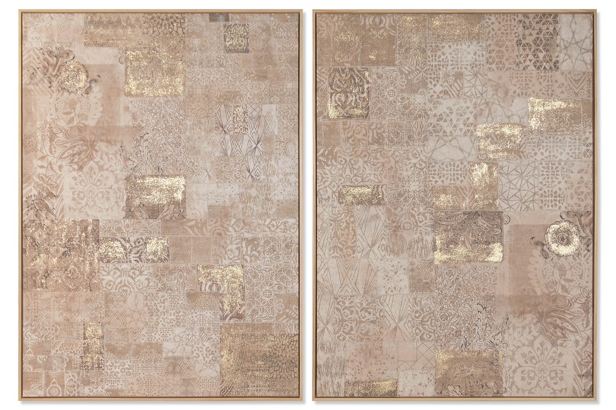CUADRO LIENZO PINO 103X4X143 PINTADO MANO 2 SURT.