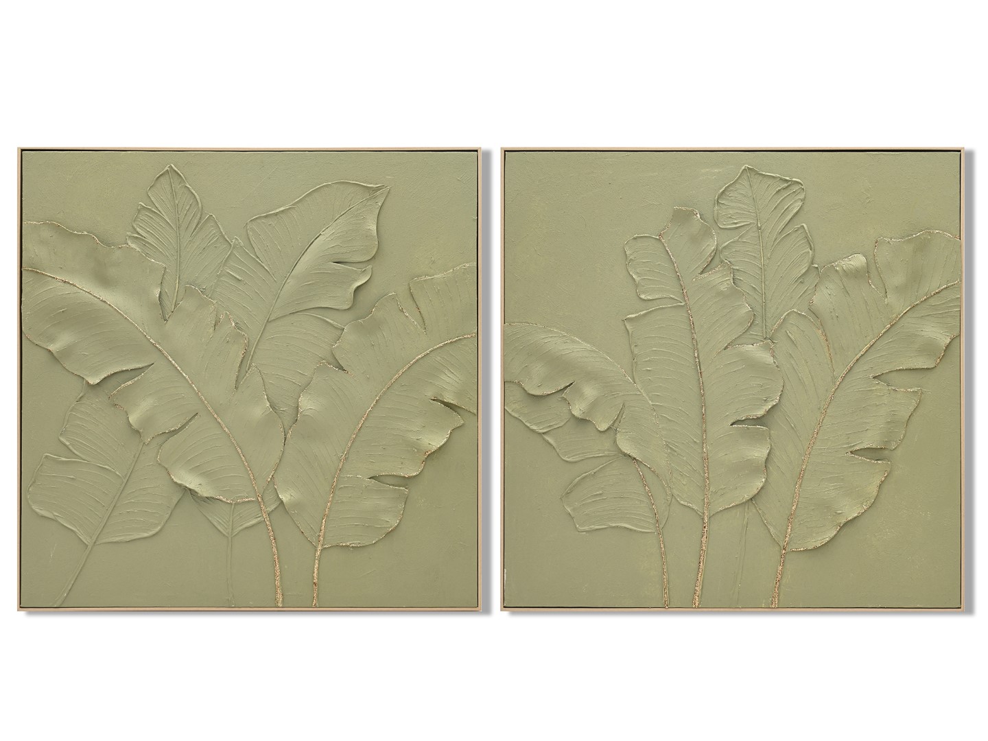 CUADRO LIENZO PS 82X4,5X82 PALMERA 2 SURT.