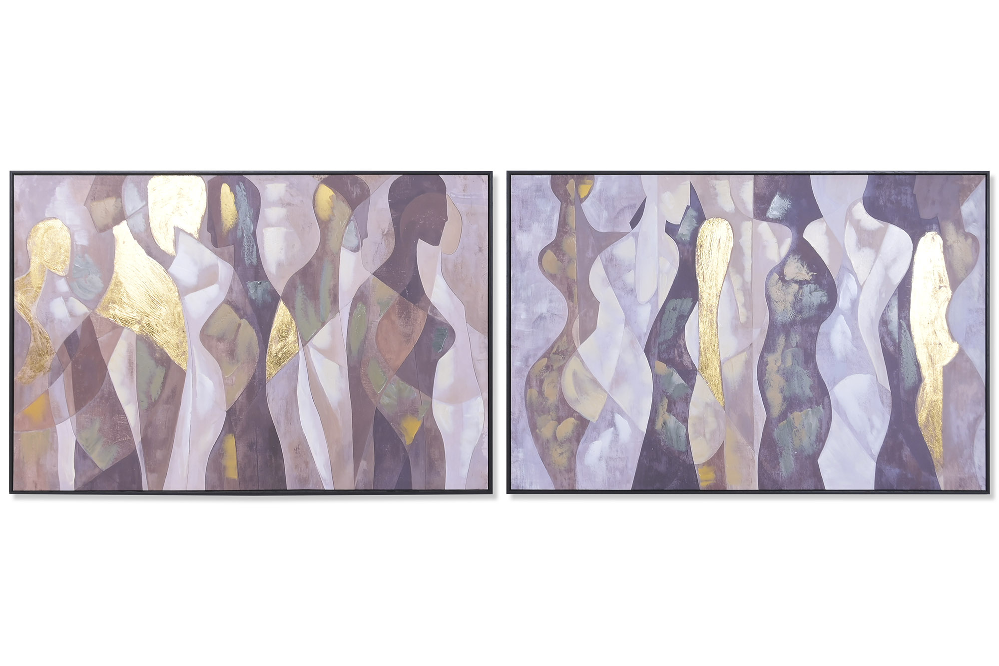 CUADRO LIENZO 120X3,5X80 MUJERES ABSTRACT 2 SURT.