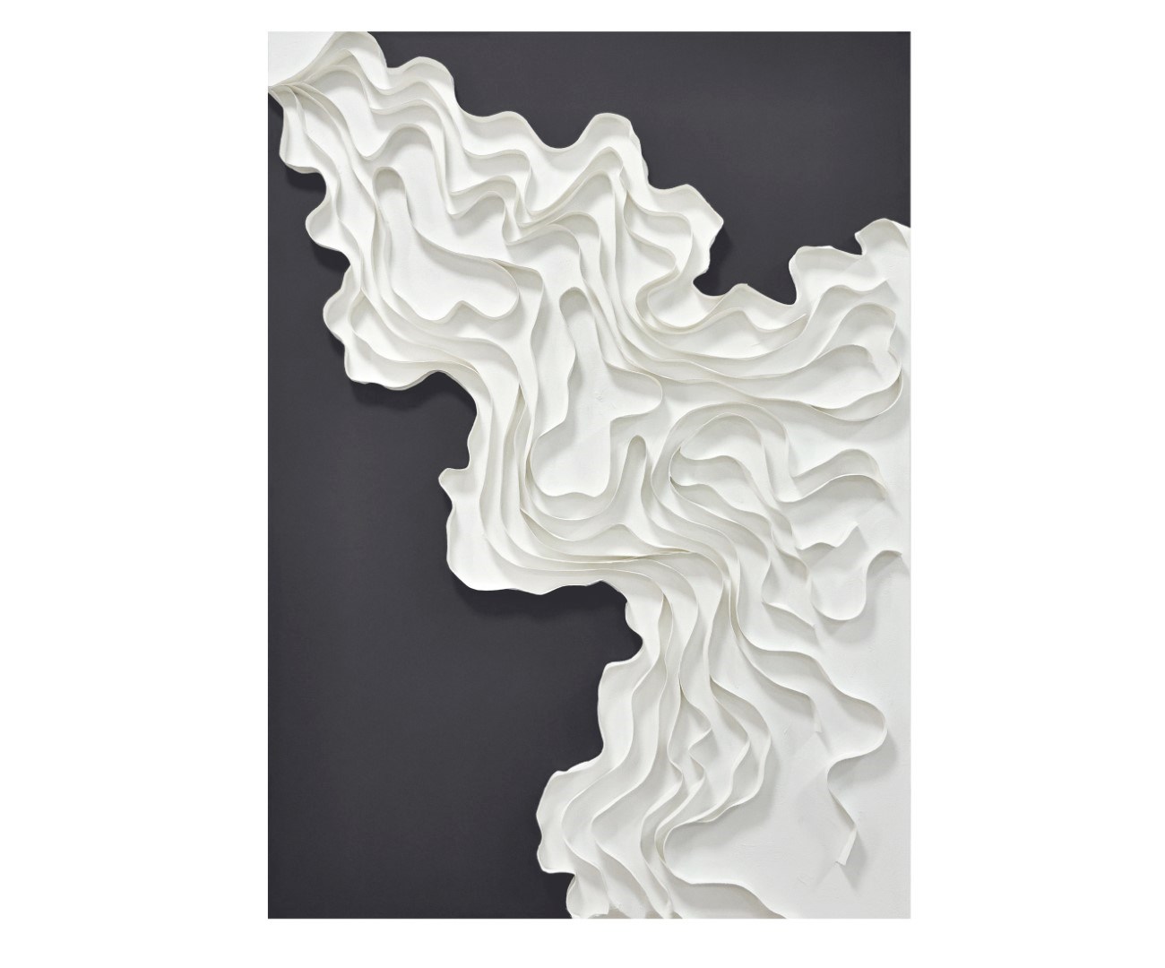 CUADRO LIENZO PAPEL MACHE 100X5X140 MODERNO 3D