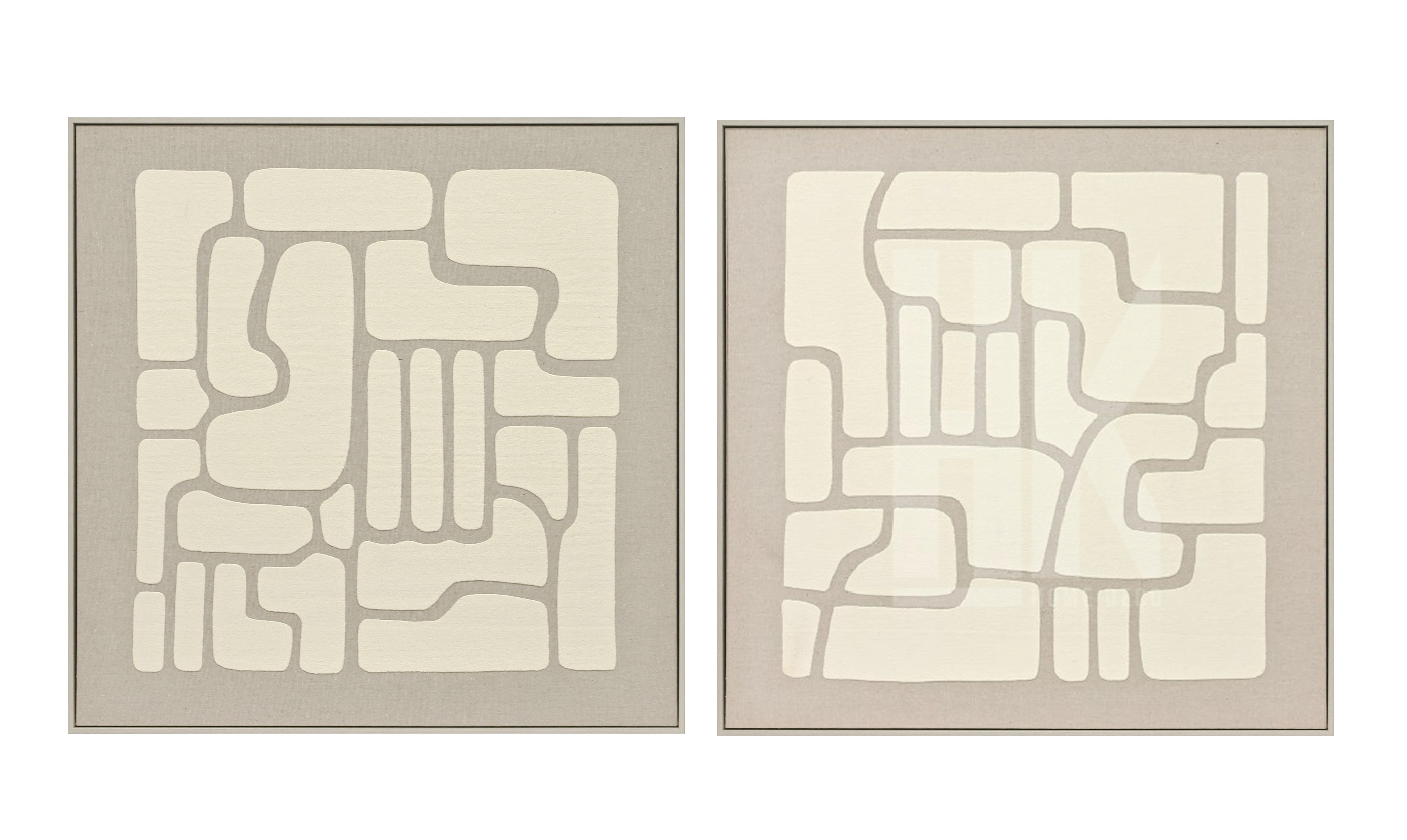 CUADRO LINO MDF 80X3,8X80 ABSTRACTO ESPUMA 2 SURT.