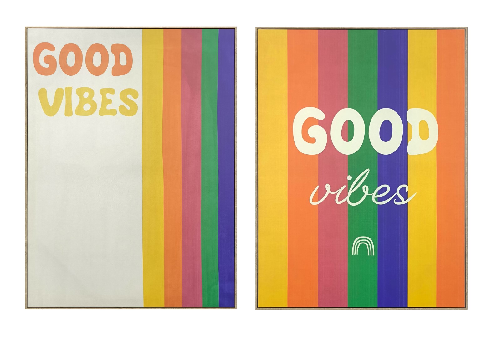CUADRO LIENZO PS 60X3X80 GOOD VIBES 2 SURT.