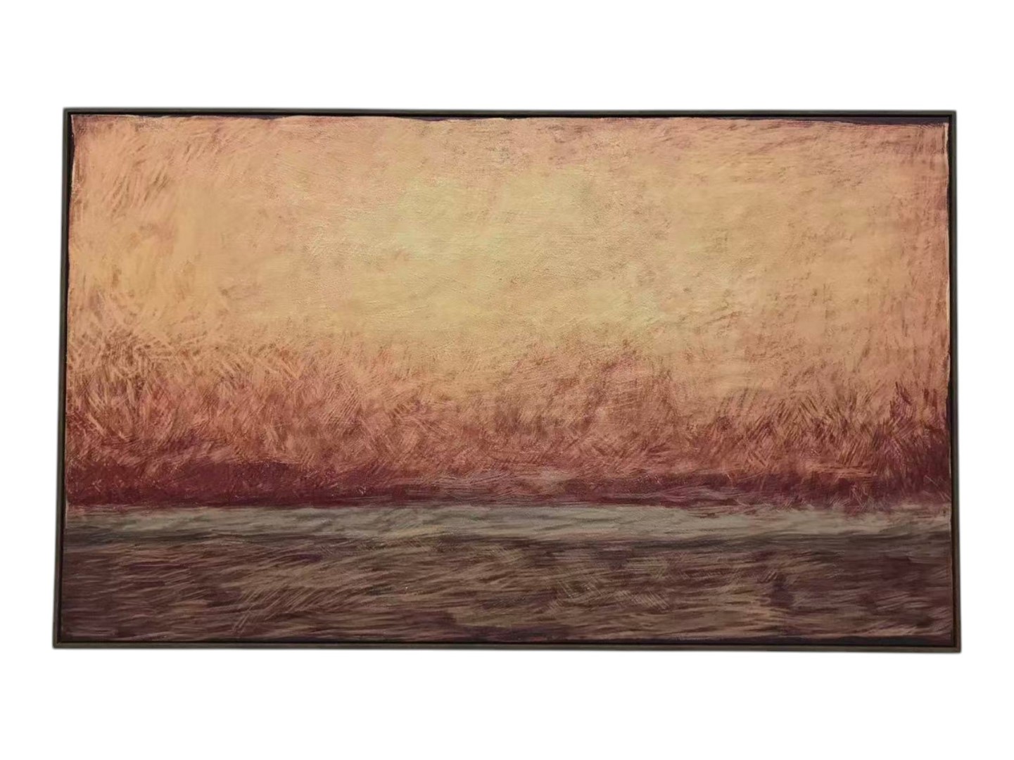 CUADRO LIENZO MDF 150X4X90 ABSTRACTO PINTADO MANO