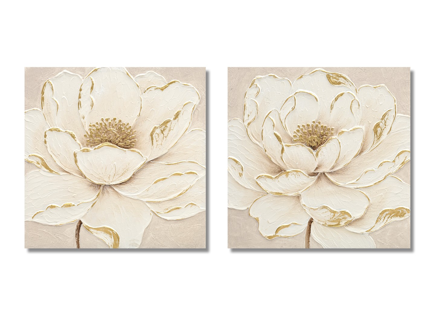 CUADRO LIENZO MDF 60X3X60 FLOR 2 SURT.