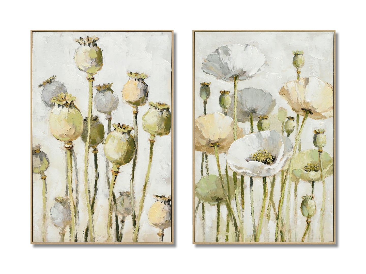 CUADRO LIENZO PS 62X3,5X92 FLORES 2 SURT.