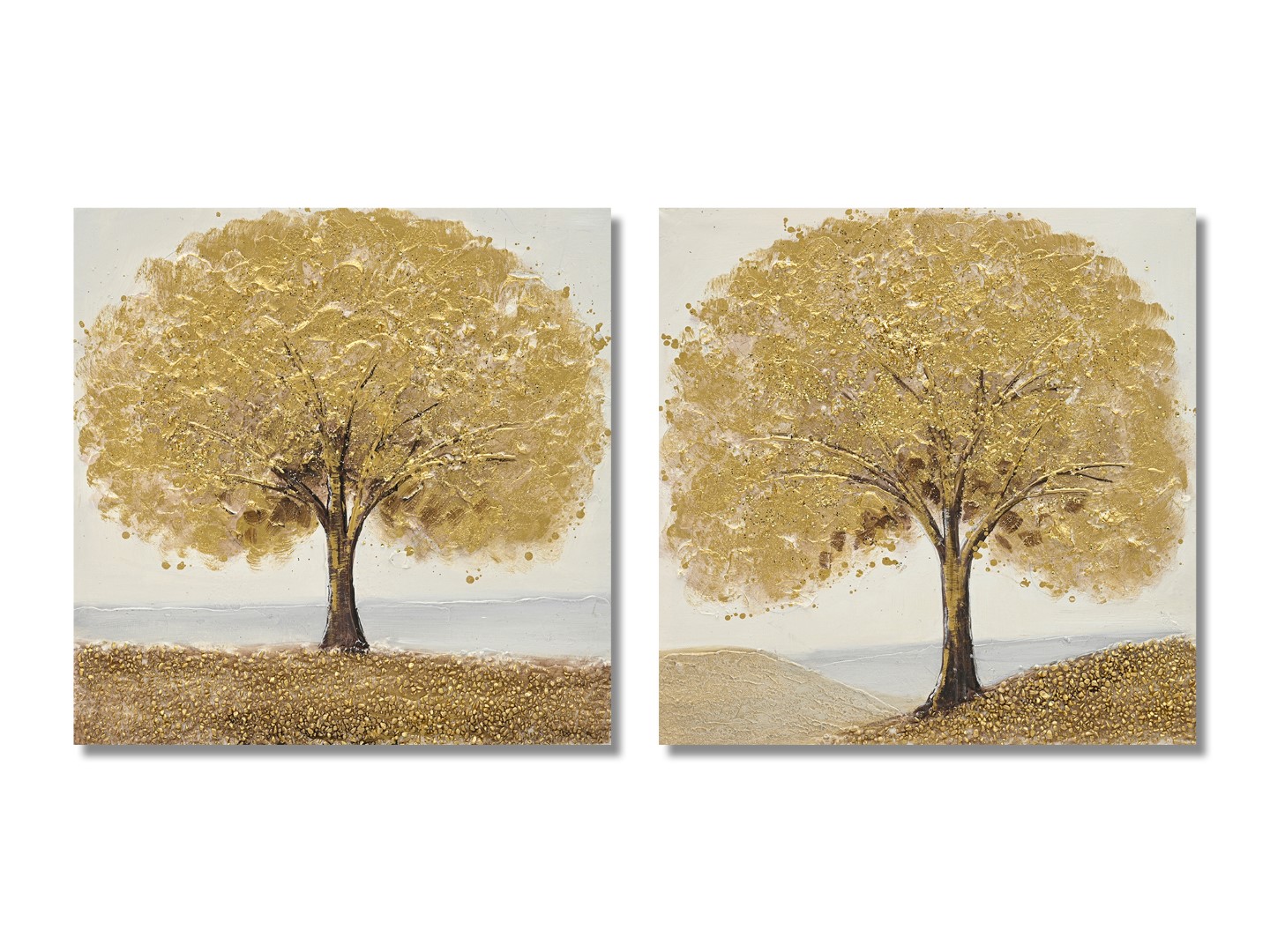 CUADRO LIENZO MDF 50X2,5X50 ARBOL 2 SURT.