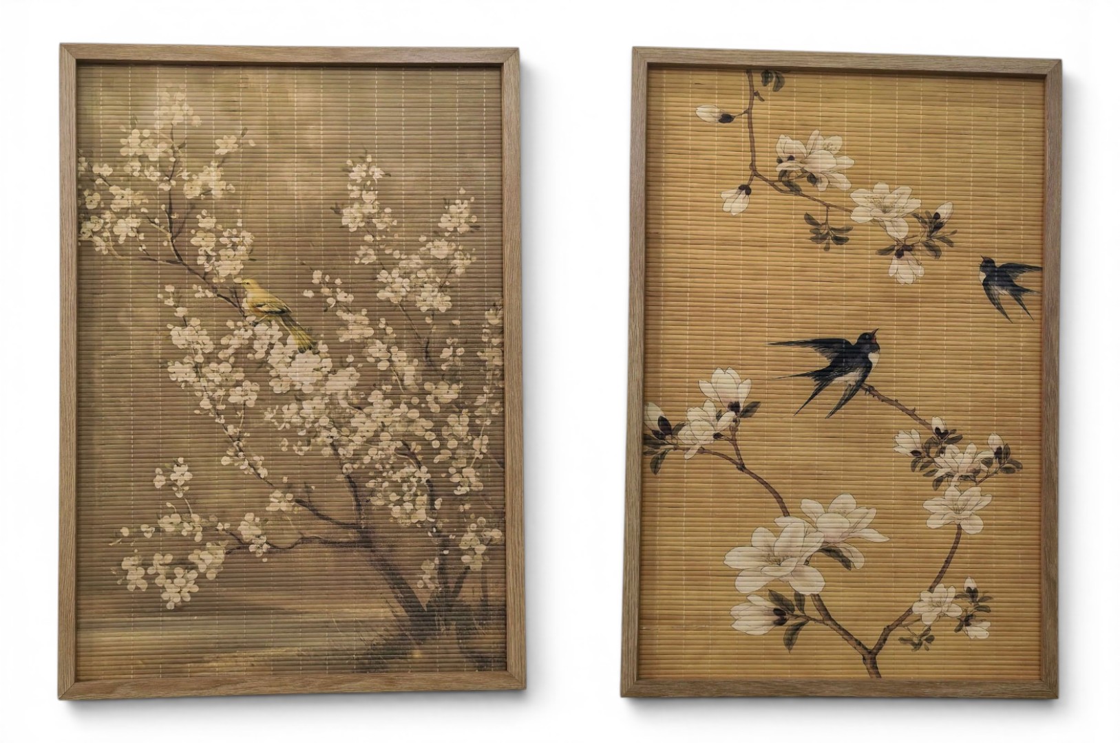CUADRO BAMBU ABETO 50X3,2X70 AVES FLORES 2 SURT.