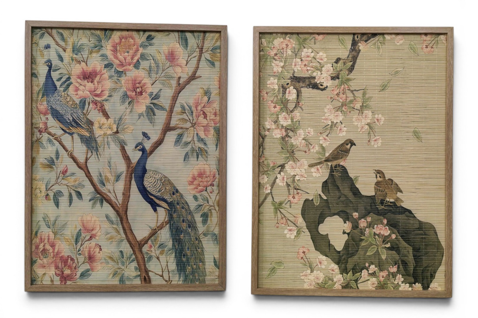 CUADRO BAMBU ABETO 60X3,2X80 AVES FLORES 2 SURT.