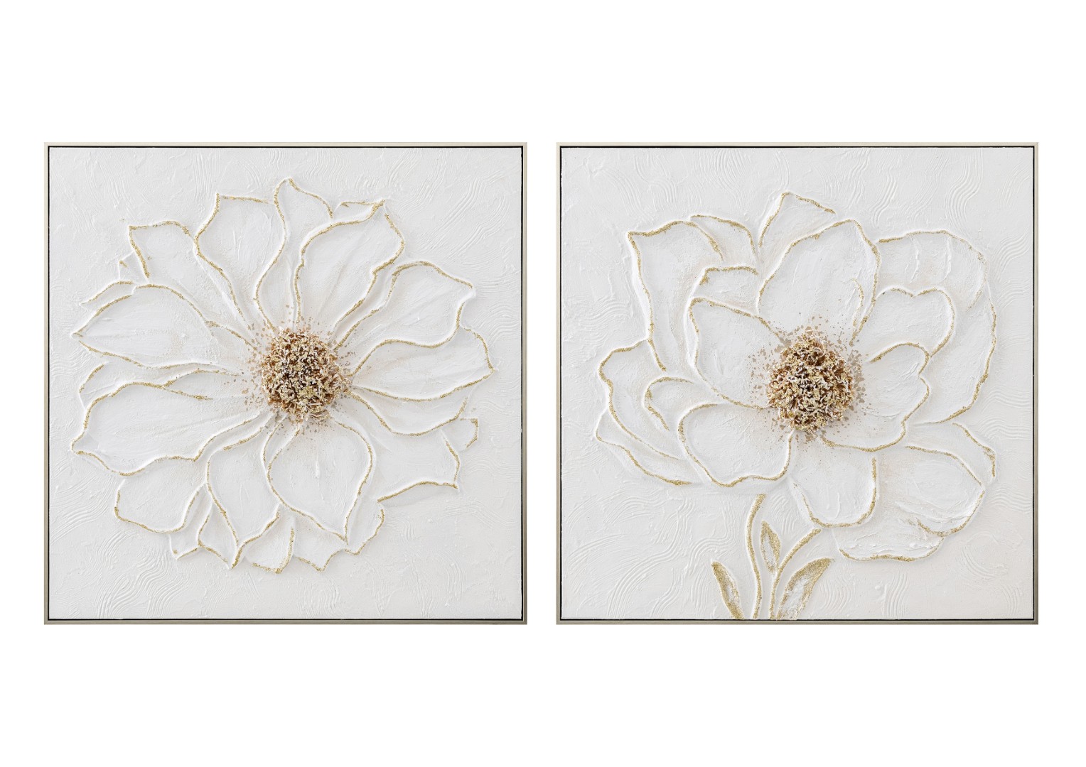CUADRO LIENZO PS 102X3,5X102 FLOR 2 SURT.