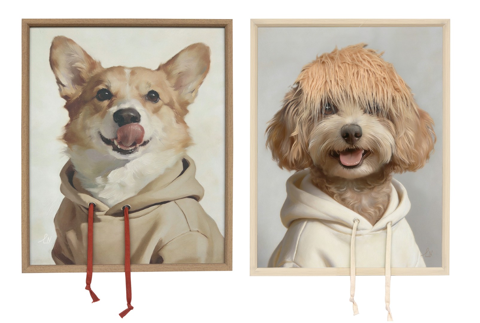 CUADRO LIENZO PS 50X3,5X60 PERRO GATO 3D 2 SURT.
