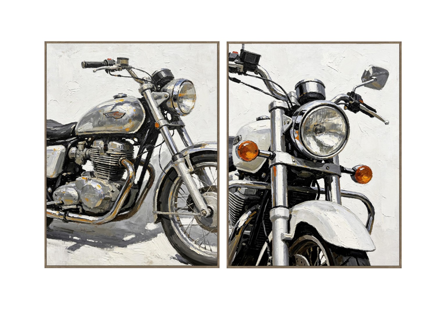 CUADRO LIENZO PINO 62,5X4X82,5 MOTO 2 SURT.