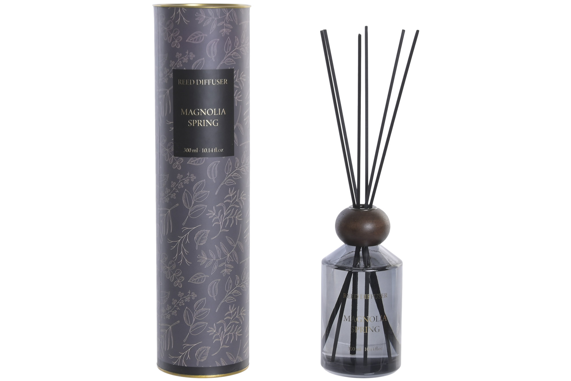 AMBIENTADOR MIKADO CRISTAL 9X9X33 300 ML, 10% AROM