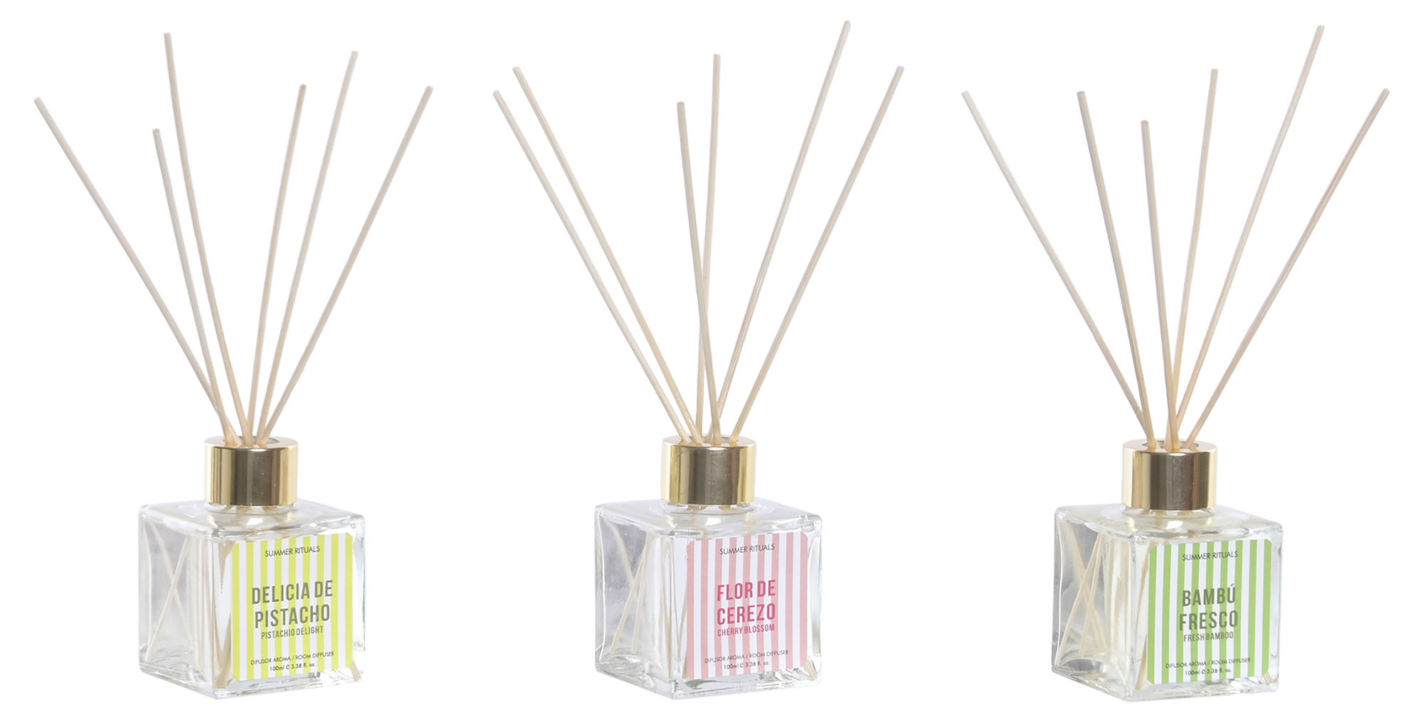 AMBIENTADOR MIKADO CRISTAL 5,5X5,5X22 100 ML, SUMM