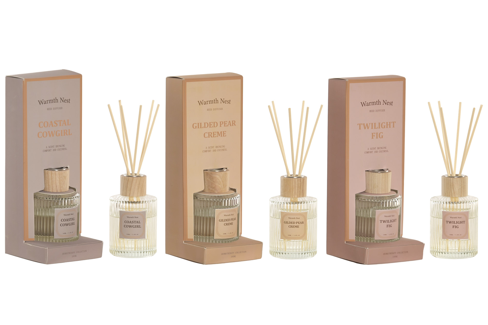 AMBIENTADOR MIKADO CRISTAL 6X6X20 100 ML. 10% AROM