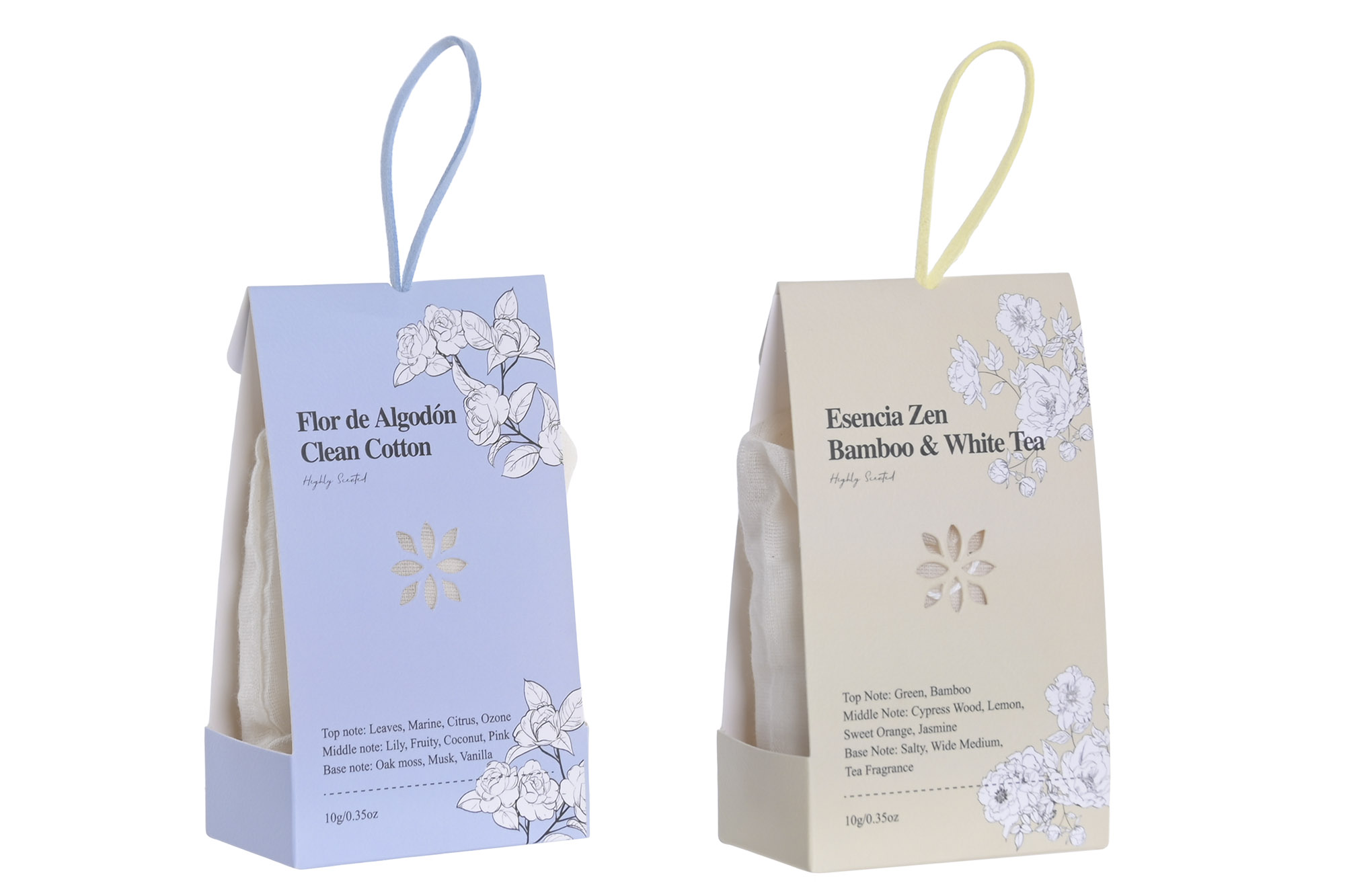 BOLSA AROMA CARTON 8X4,5X12,5 26 GR, 20% AROMA CLE