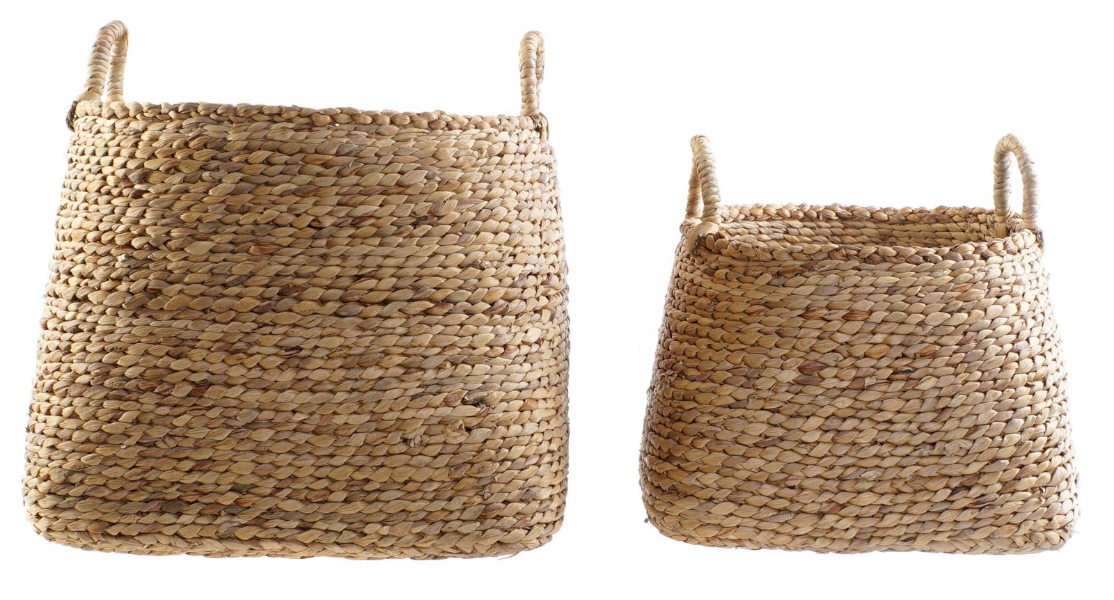 CESTA SET 2 JUNCO 44X44X45 NATURAL MARRON