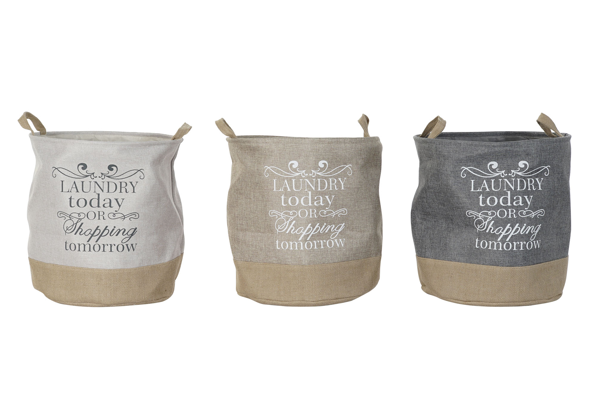 CESTA POLIESTER 39X39X41 LAUNDRY TODAY 3 SURT.