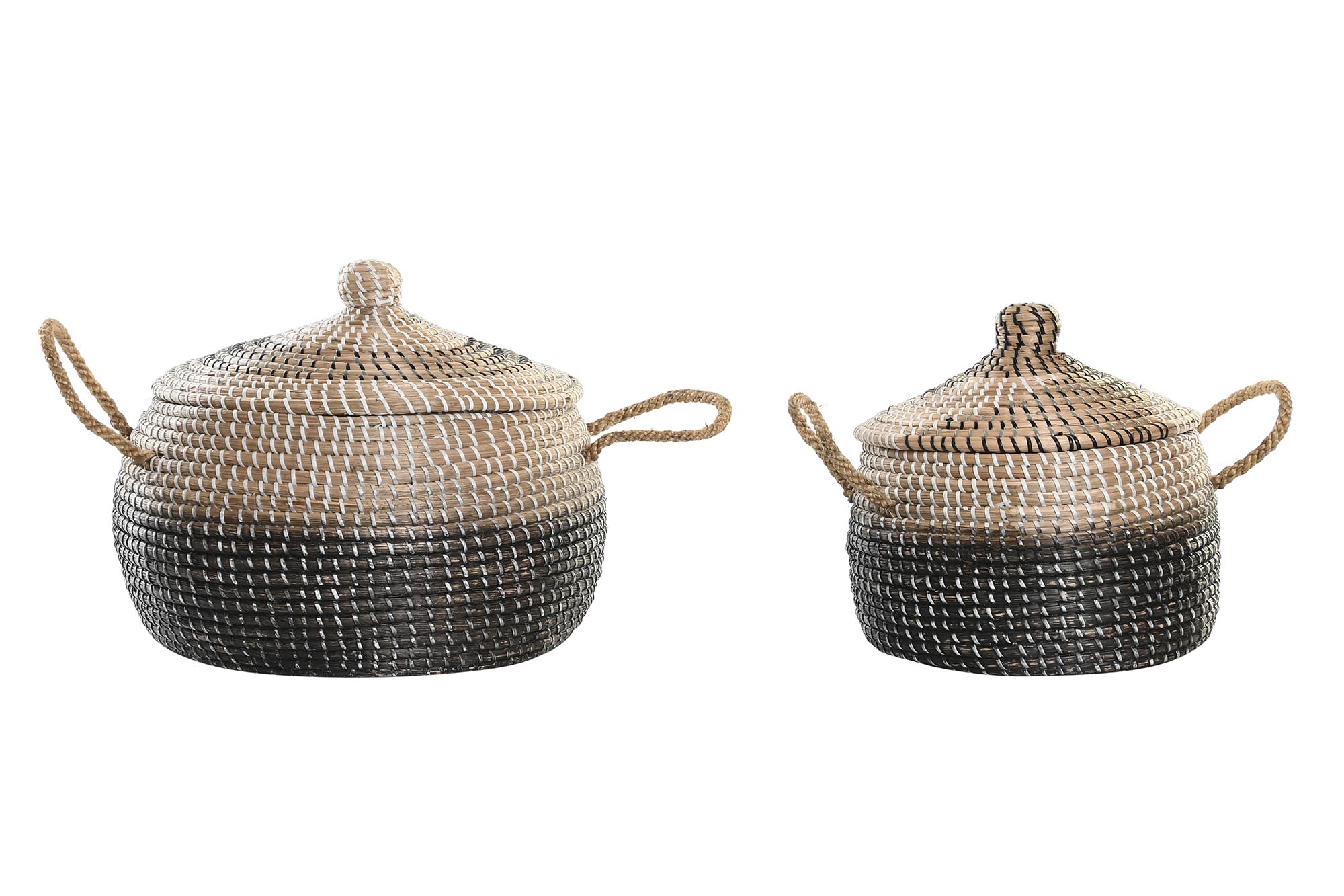 CESTA SET 2 SEAGRASS 41X41X33 NATURAL