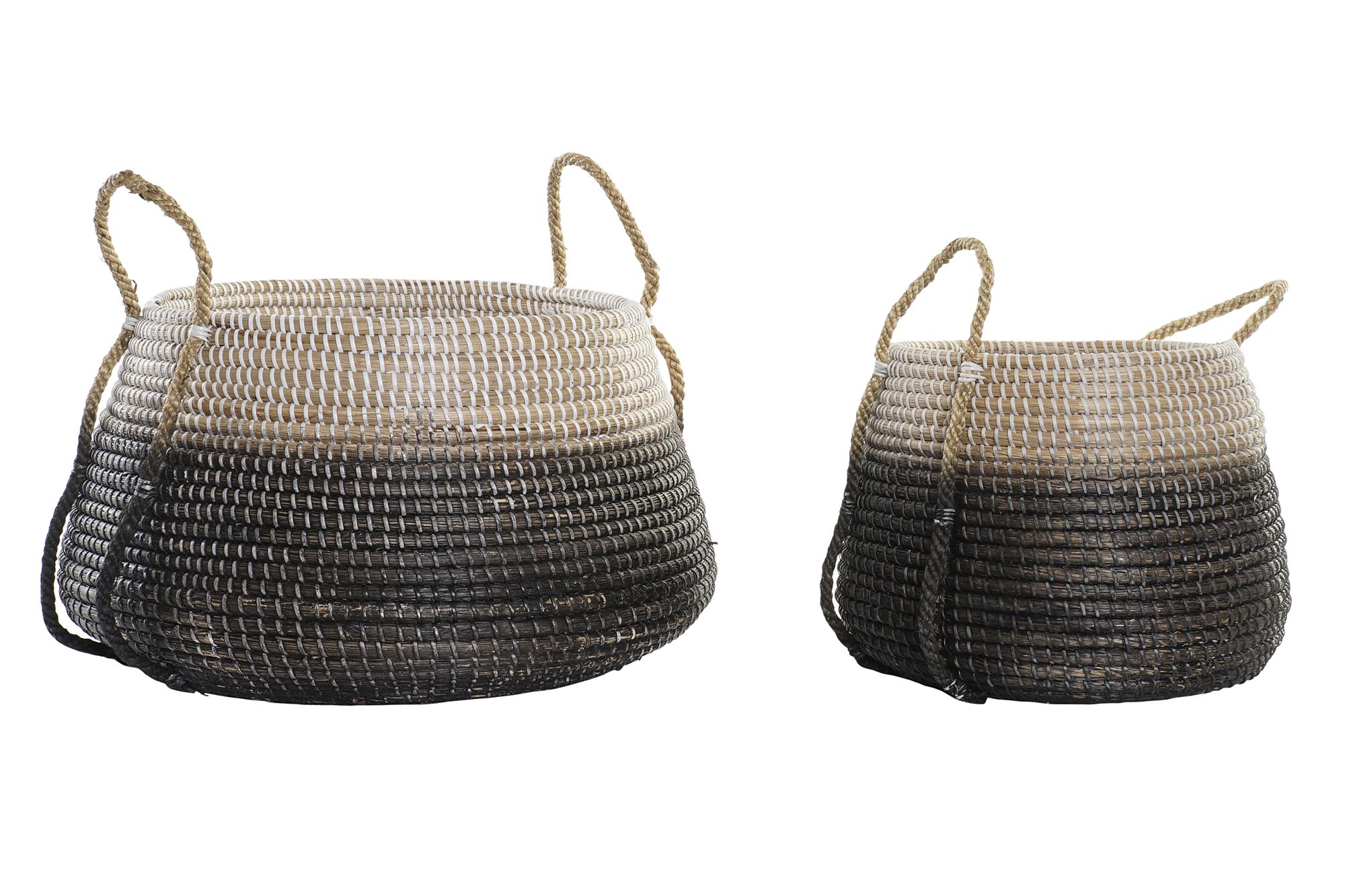 CESTA SET 2 SEAGRASS 52X52X40 NATURAL