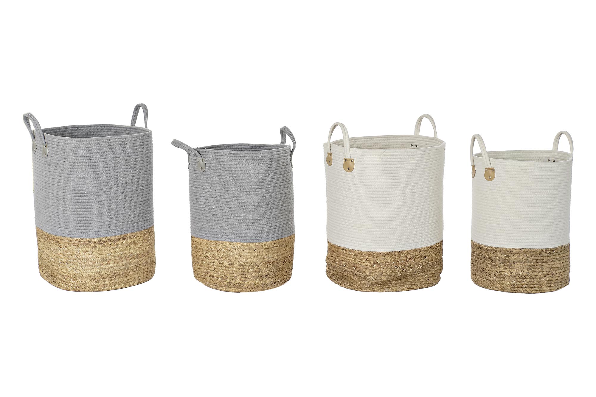 CESTA SET 2 ALGODON FIBRA 40X40X52 2 SURT.