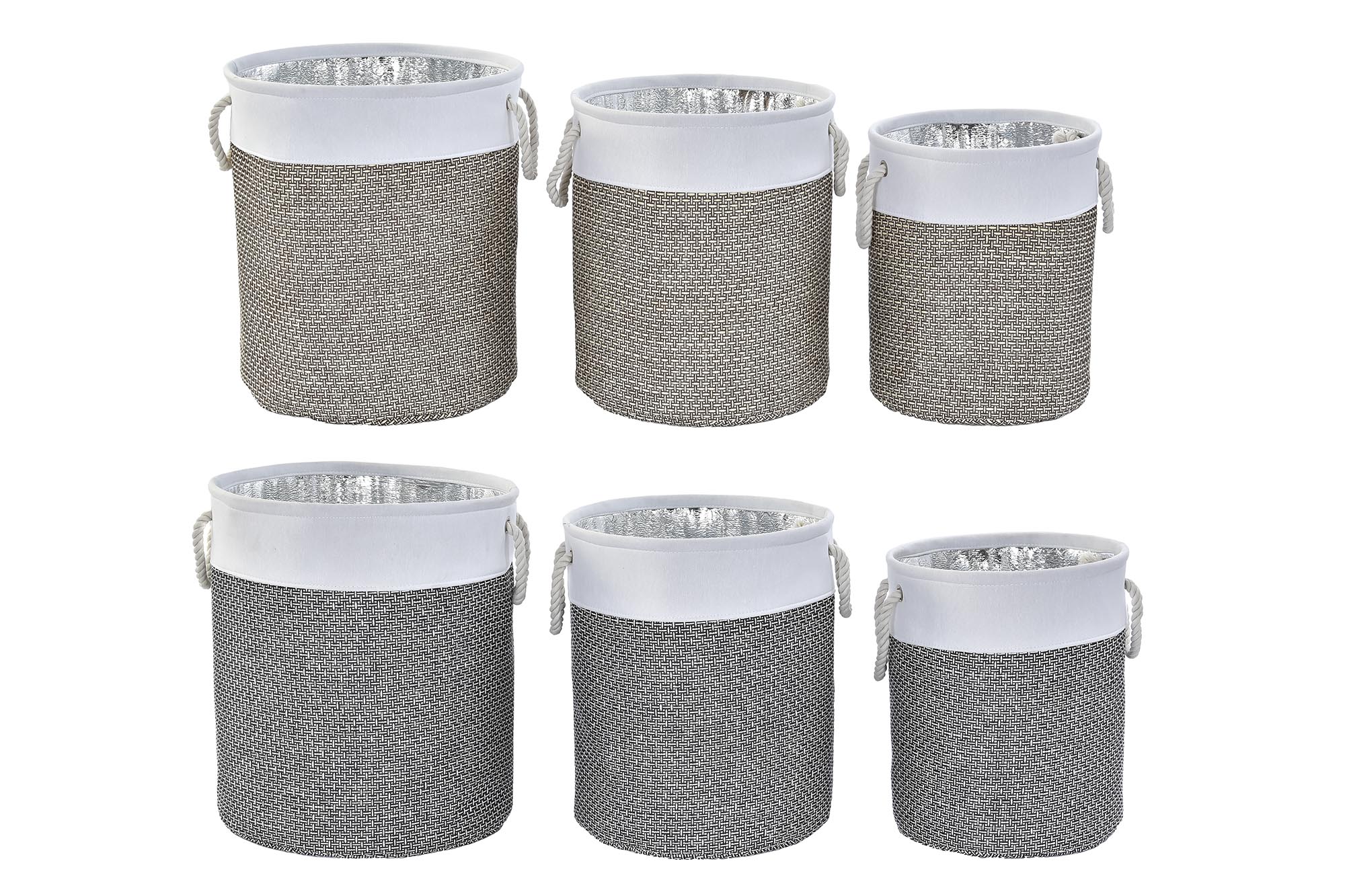 CESTA SET 3 POLIESTER 40X40X49 2 SURT.