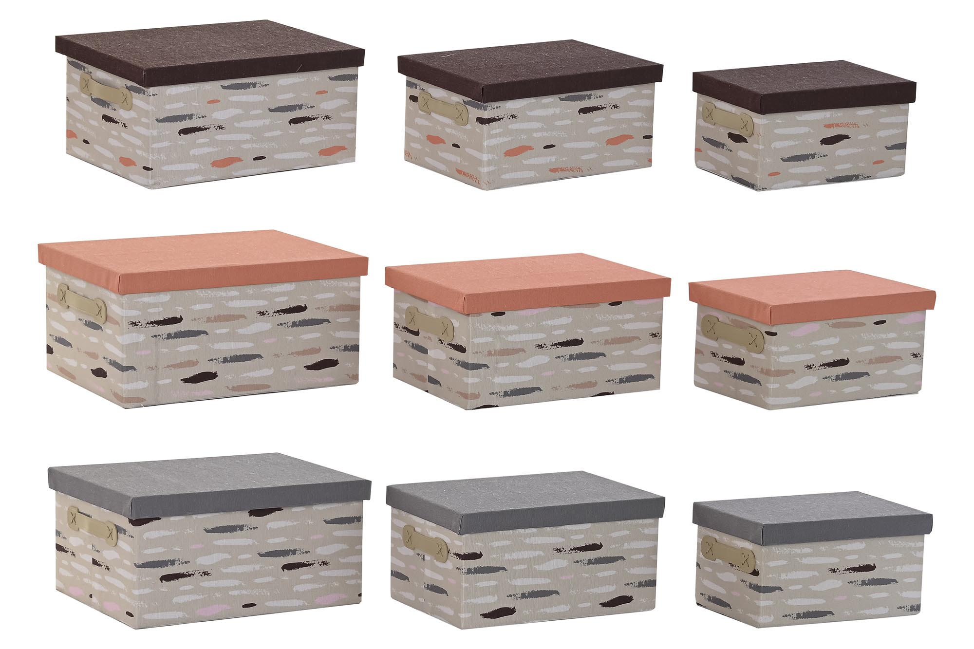 CAJA SET 3 POLIESTER 40X30X20 3 SURT.