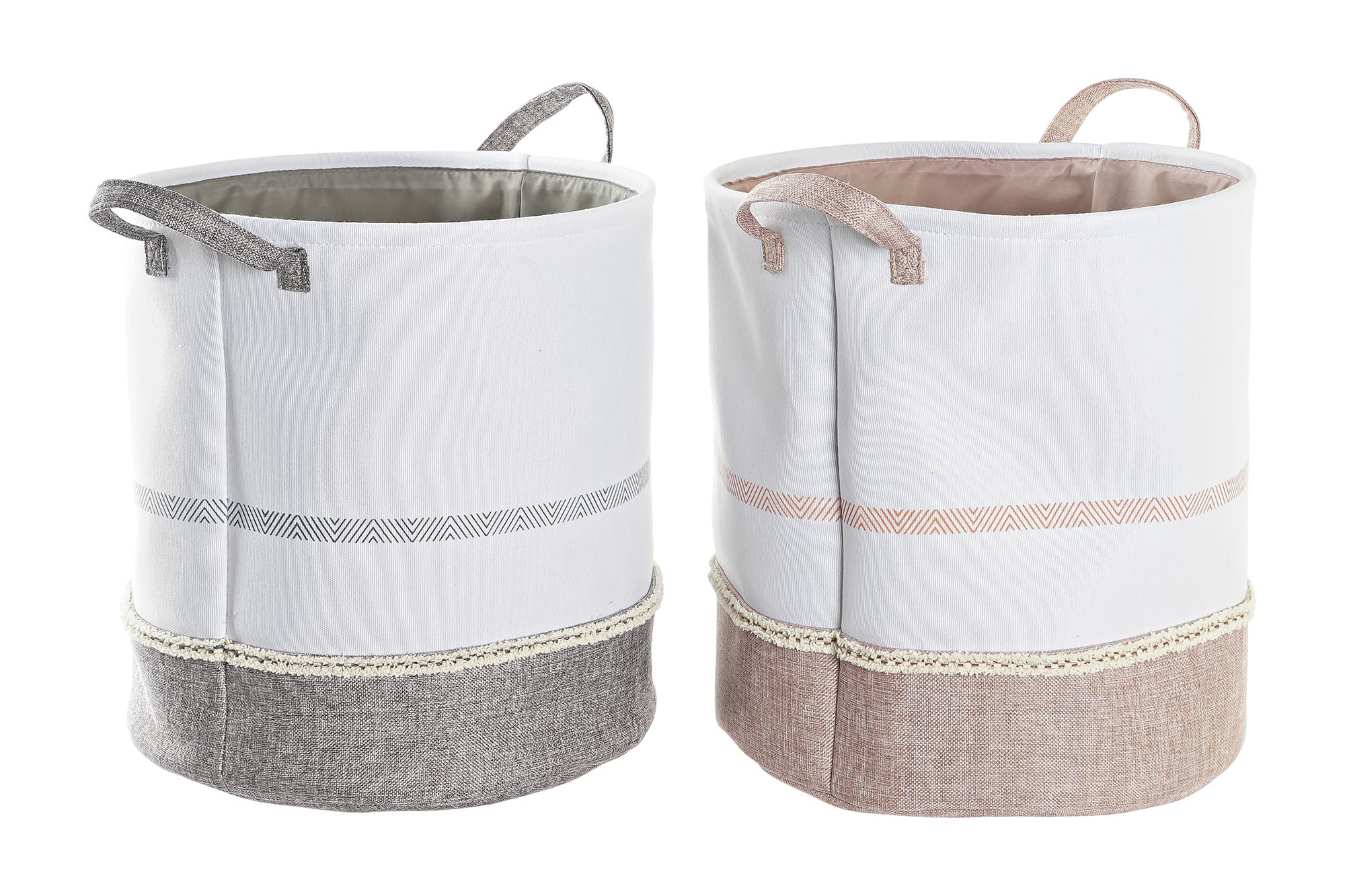 CESTA ROPA POLIESTER 39X39X41 2 SURT.