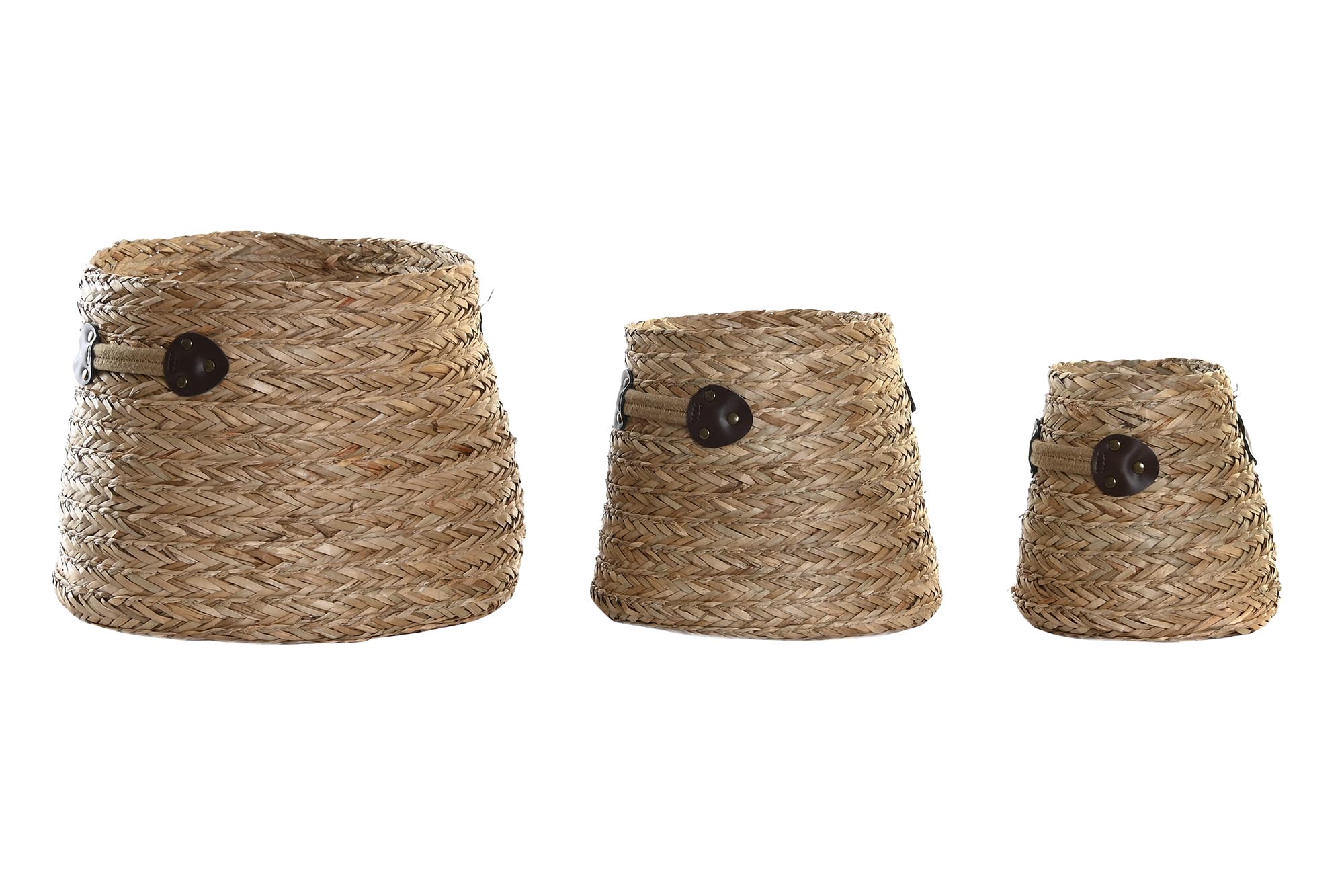 CESTA SET 3 SEAGRASS 30X30X28 NATURAL