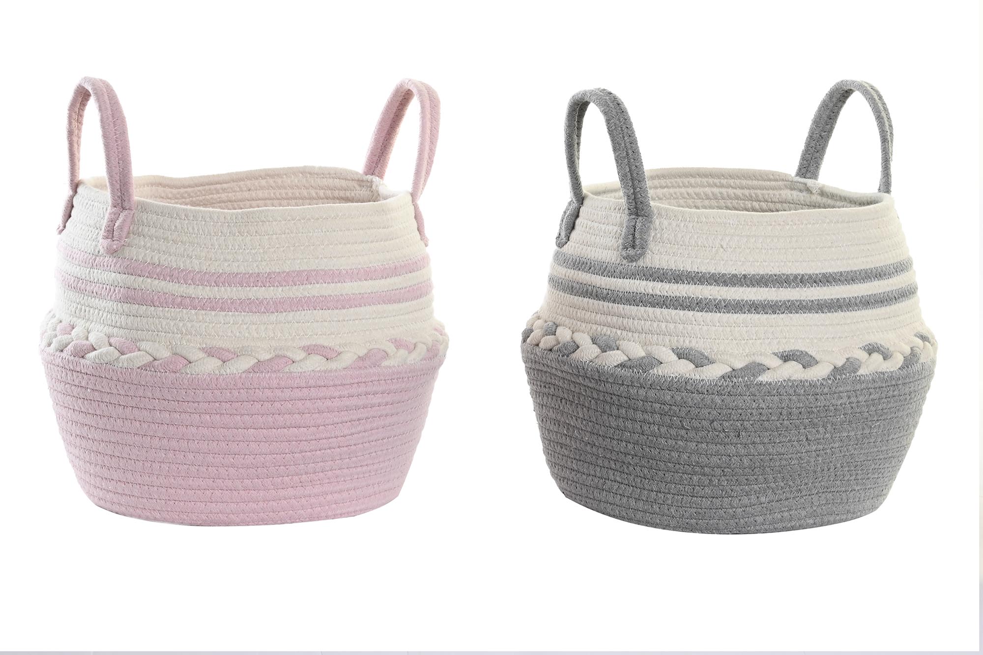 CESTA ALGODON 25X25X25 2 SURT.
