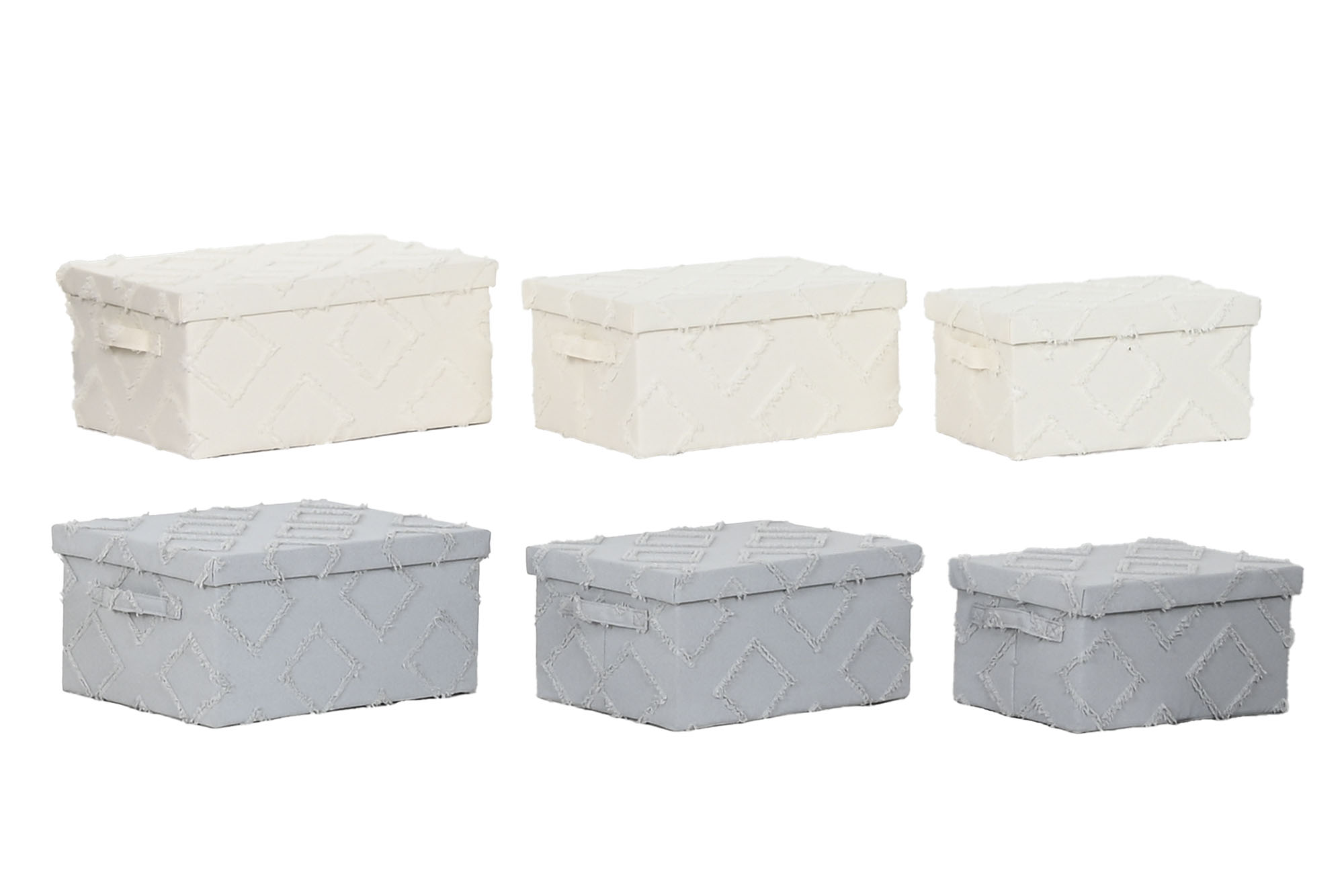 CAJA SET 3 POLIESTER 40X30X20 2 SURT.