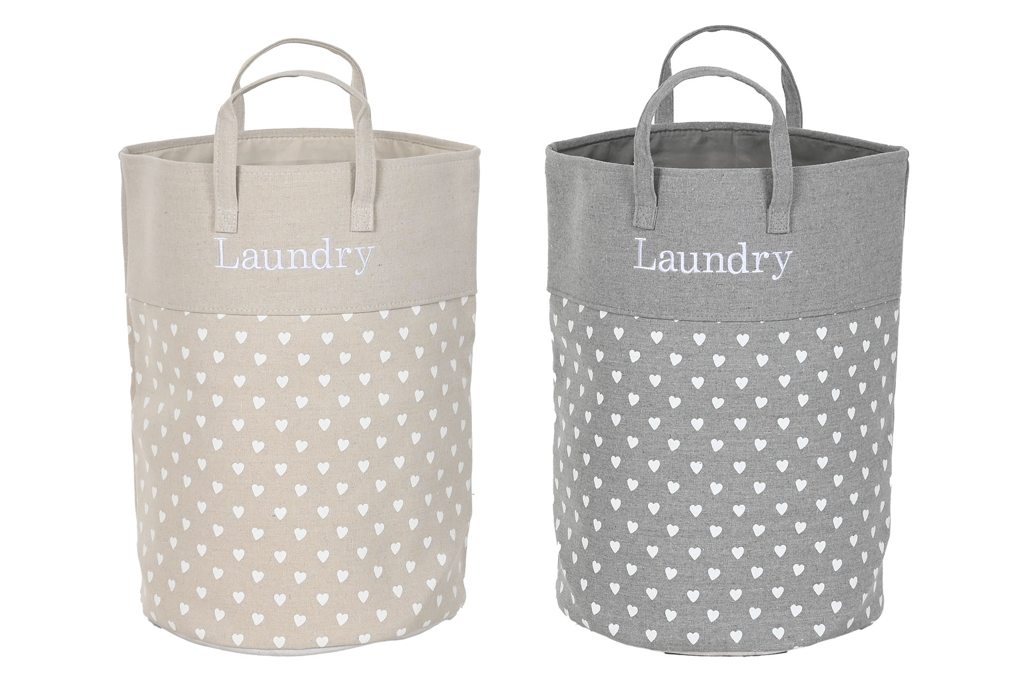 CESTA ROPA POLIESTER 34X34X50 2 SURT.