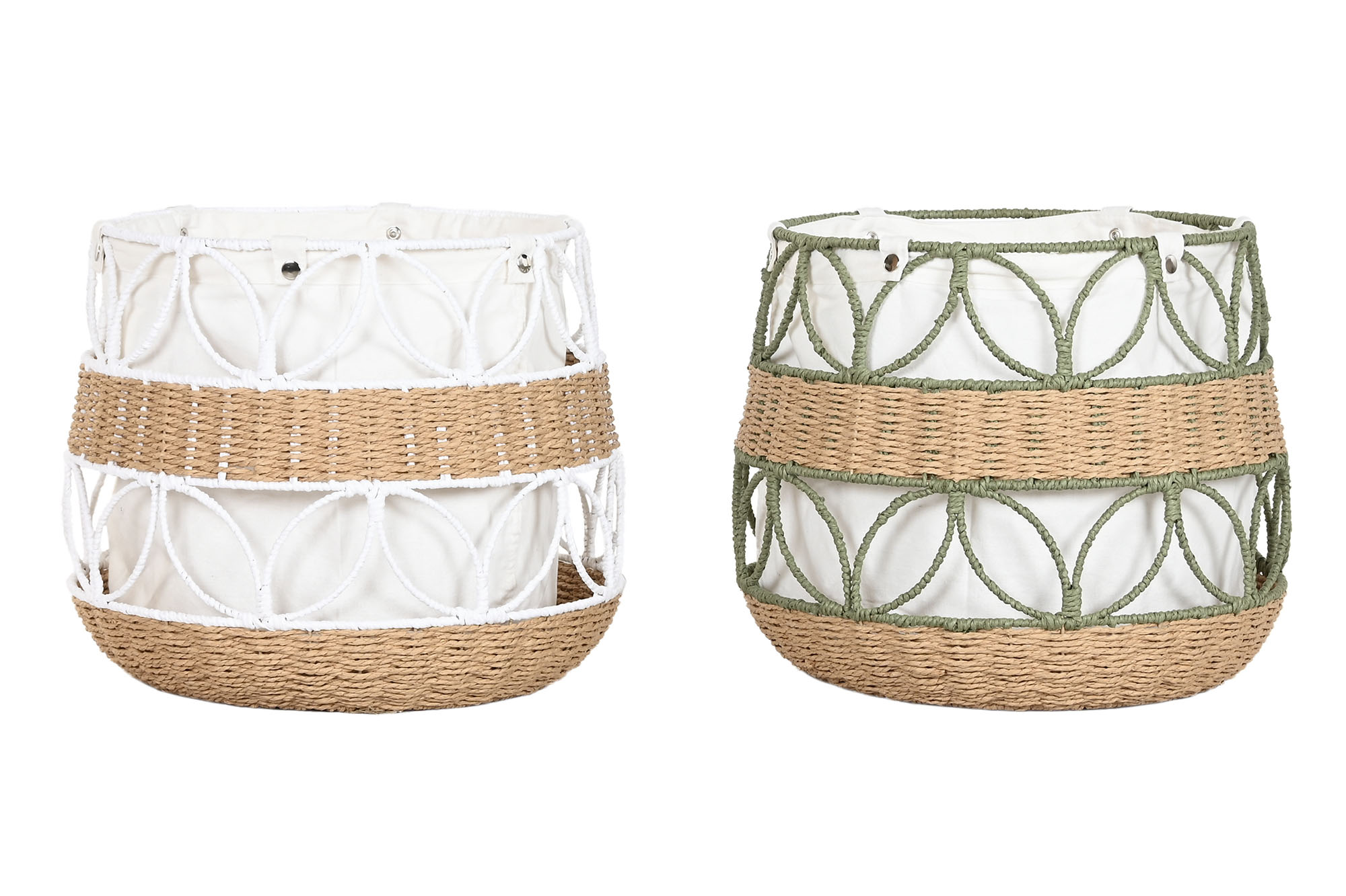 CESTA FIBRA POLIESTER 44X44X36 2 SURT.