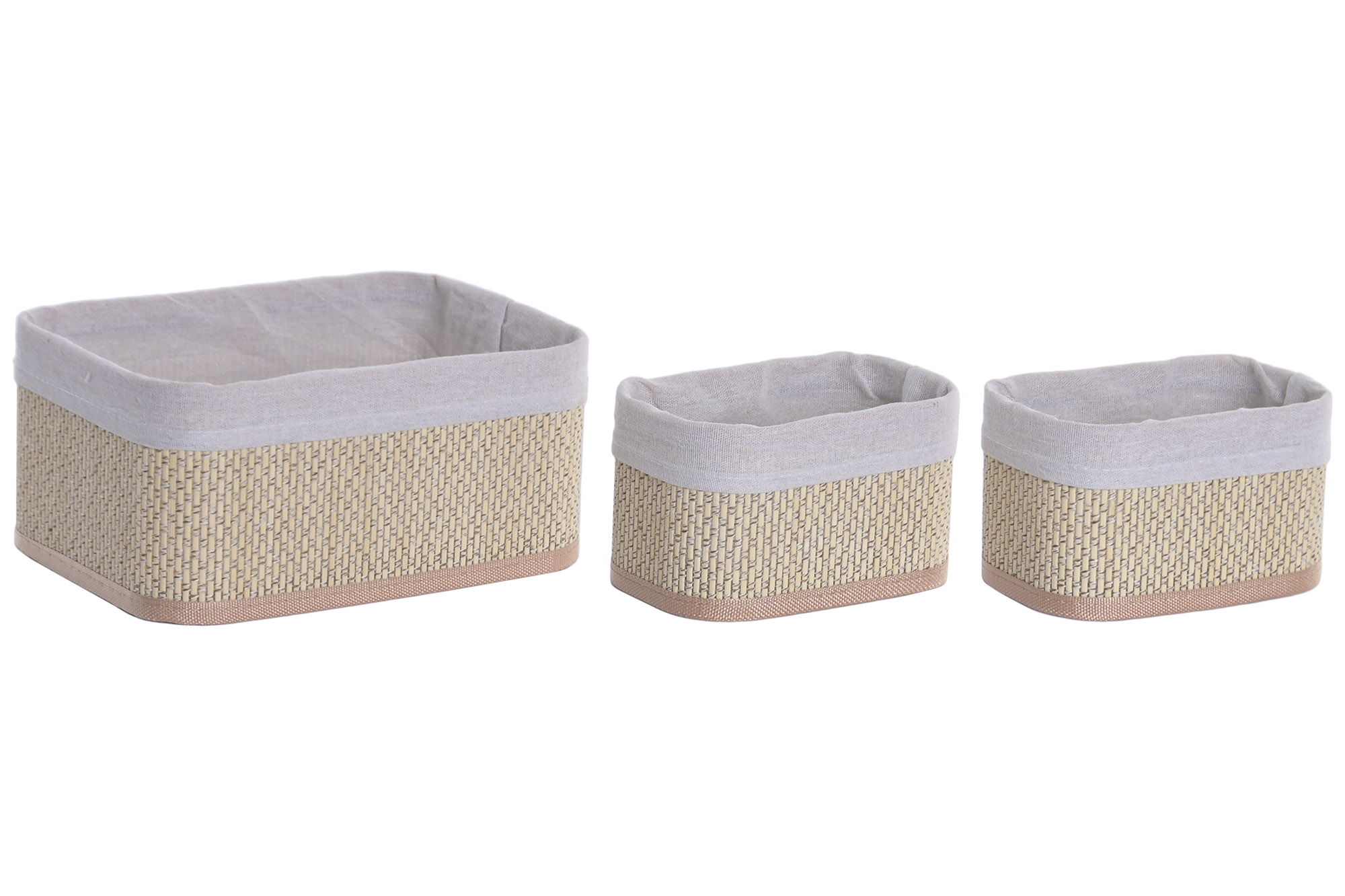 CESTA BAMBU 26X19X12 NATURAL 2