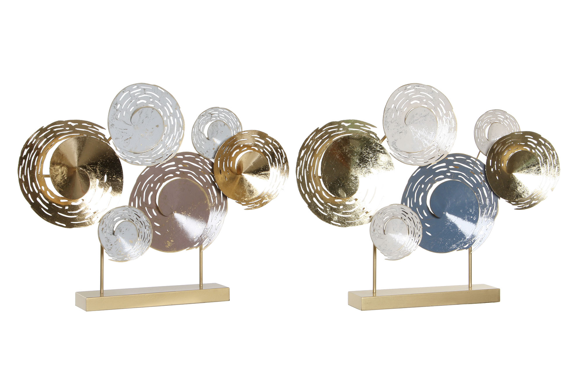 DECORACION METAL 65,4X9X51 ABSTRACTO 2 SURT.