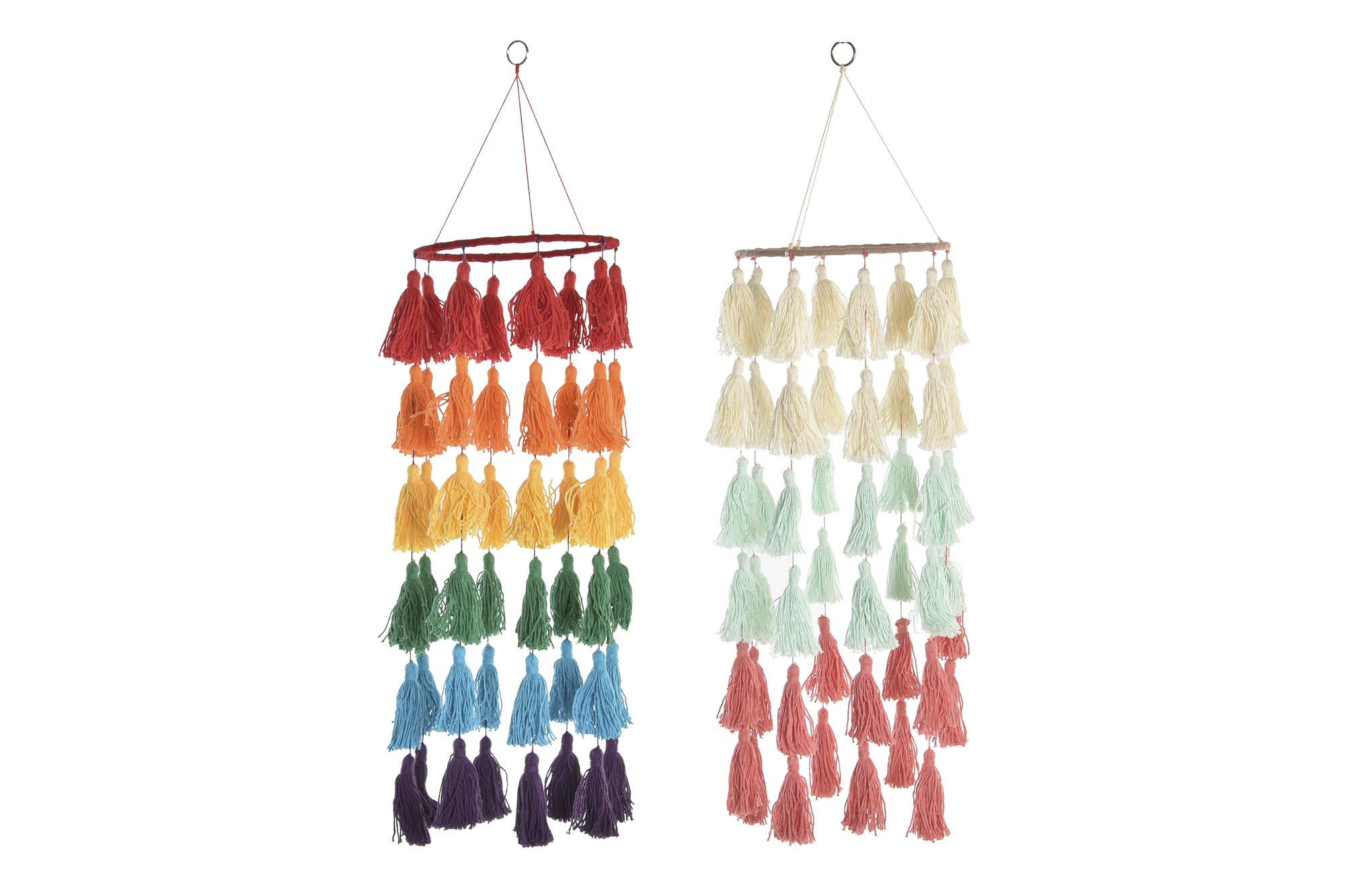 DECORACION COLGANTE POLIESTER 16X16X60 2 SURT.