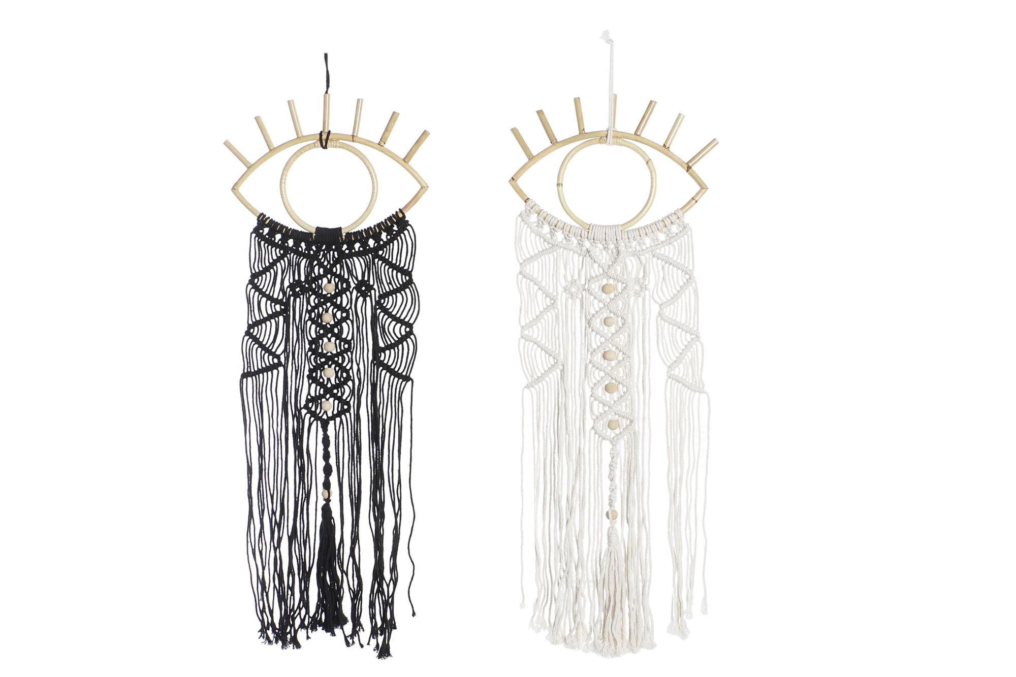 DECORACION COLGANTE MDF MACRAME 30X1X90 2 SURT.