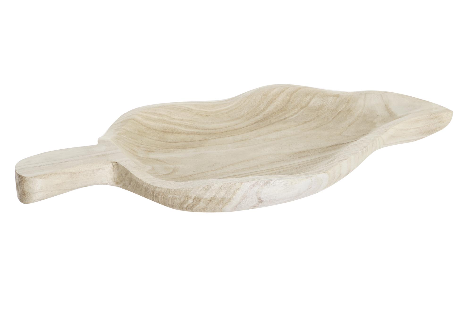 CENTRO MESA PAULOWNIA 56X28X5 HOJA NATURAL