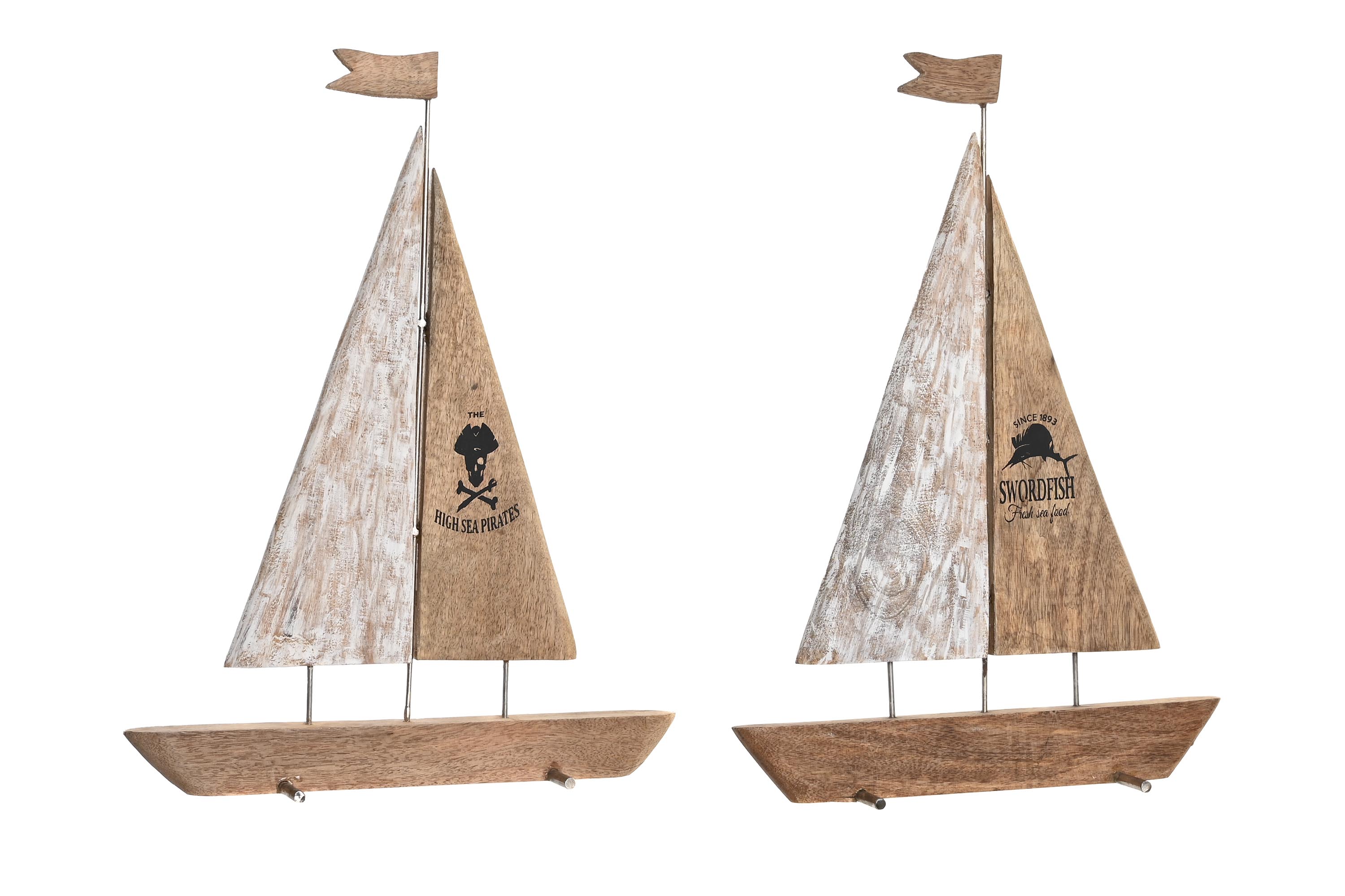 DECORACION MANGO 37,5X10X48 VELERO 2 SURT.