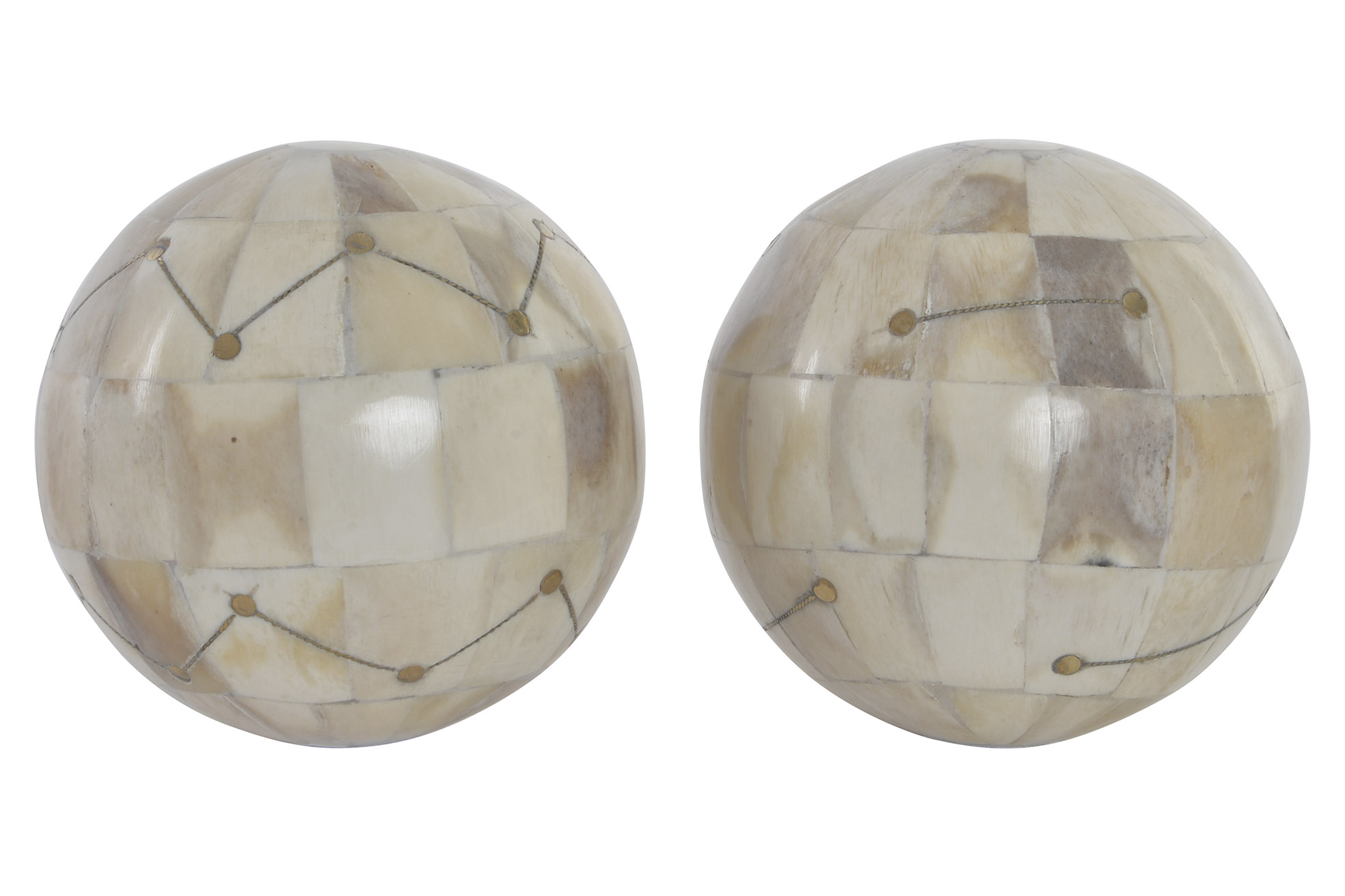BOLA DECORACION HUESO PP 10X10X10 2 SURT.