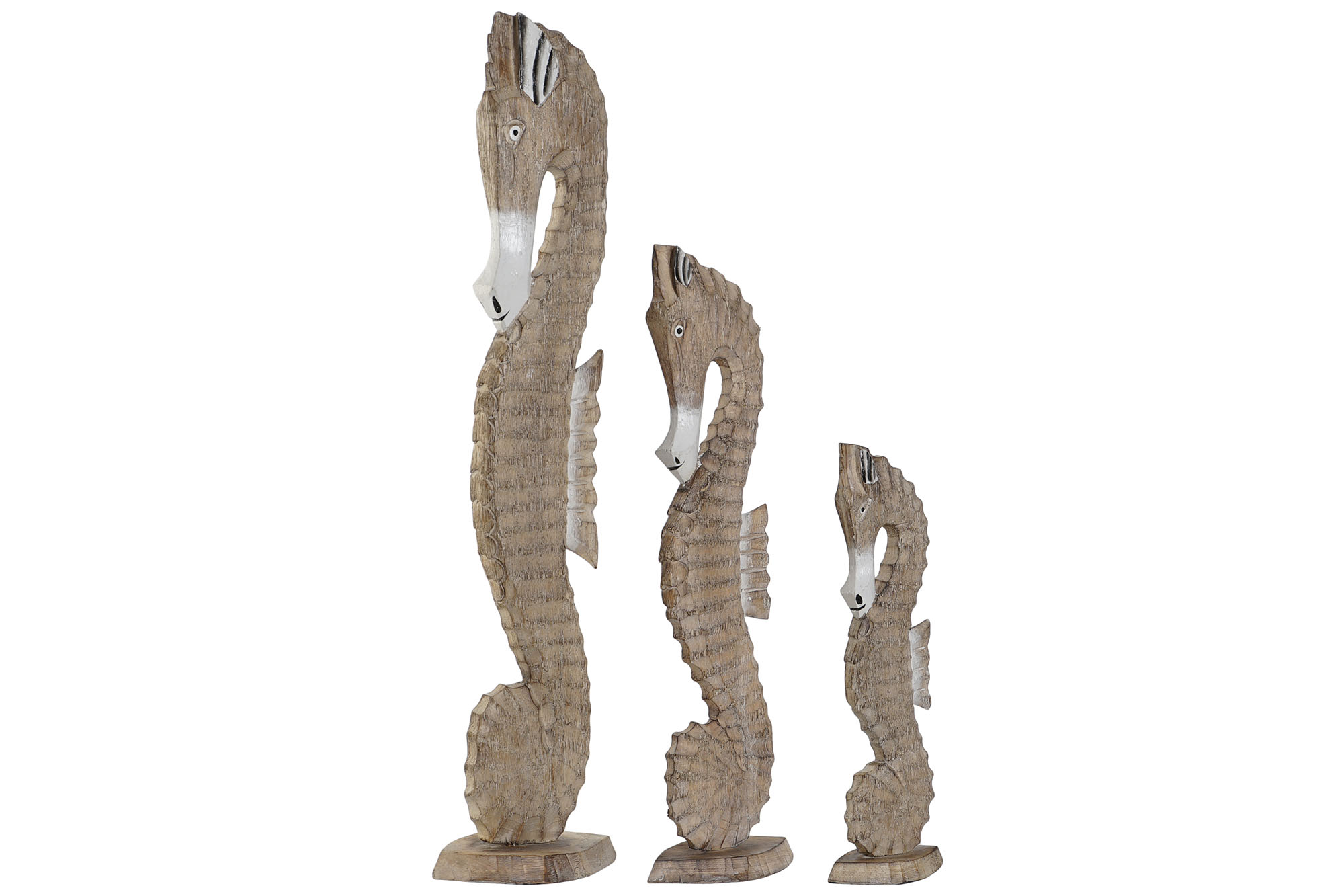 DECORACION SET 3 ALBASIA 21X13X80,5 CABALLITO
