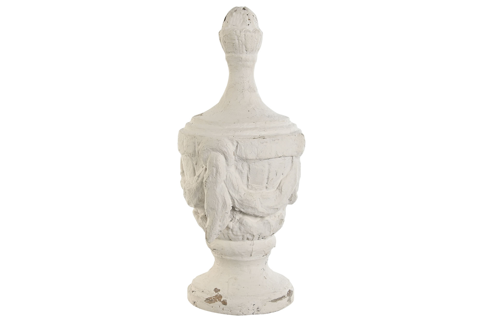 DECORACION RESINA 23X23X51 DECAPE BLANCO