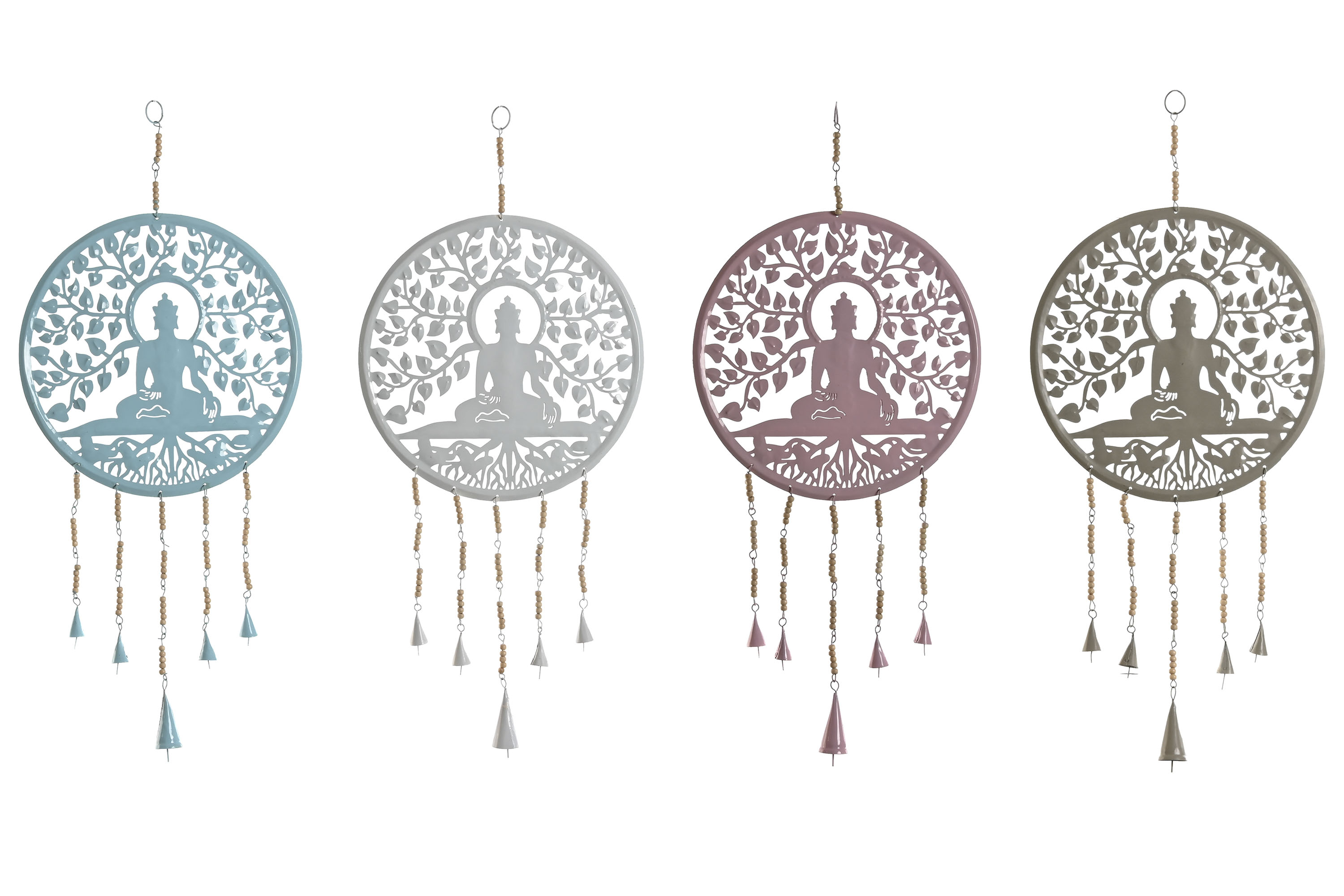 DECORACION COLGANTE HIERRO 33X1X77 BUDA ARBOL 4 SU