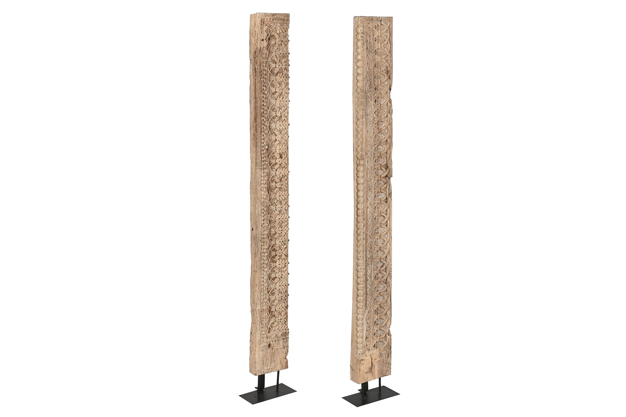ESCULTURA MADERA TALLADA 15X10X129 PIEZA UNICA