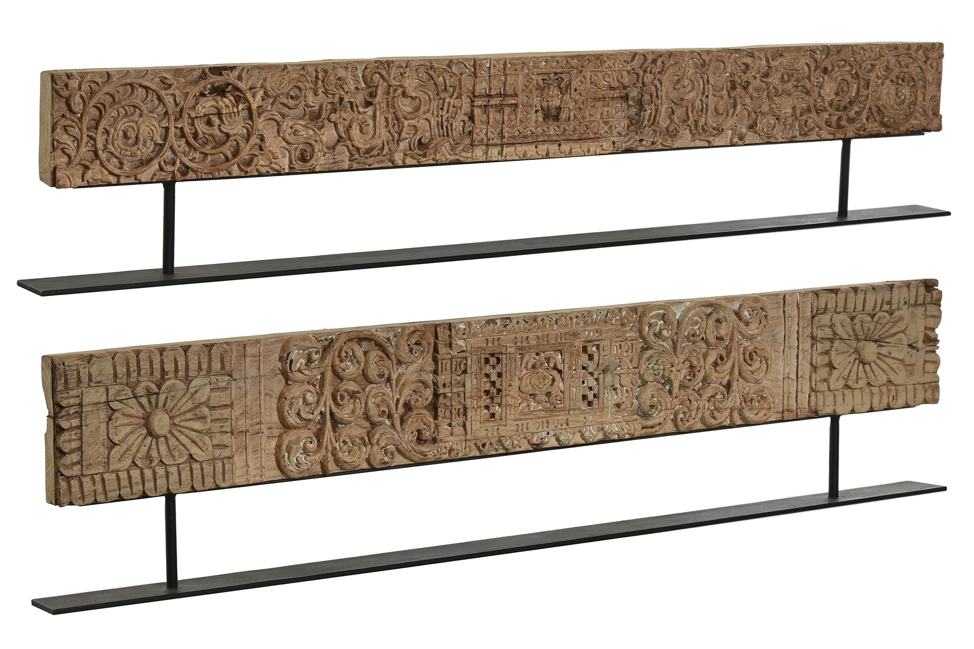 ESCULTURA MADERA TALLADA 120X6X21 PIEZA UNICA