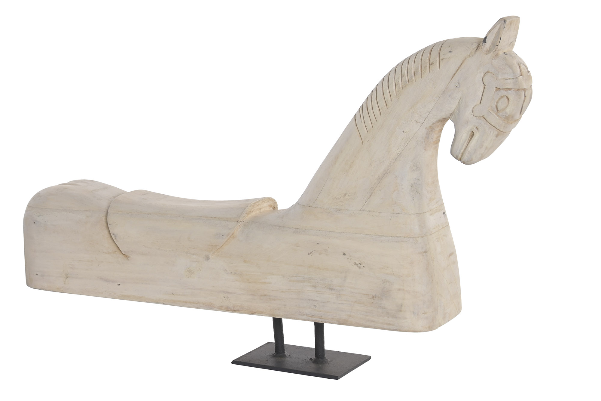 ESCULTURA MADERA TALLADA 70X15X40 PIEZA UNICA