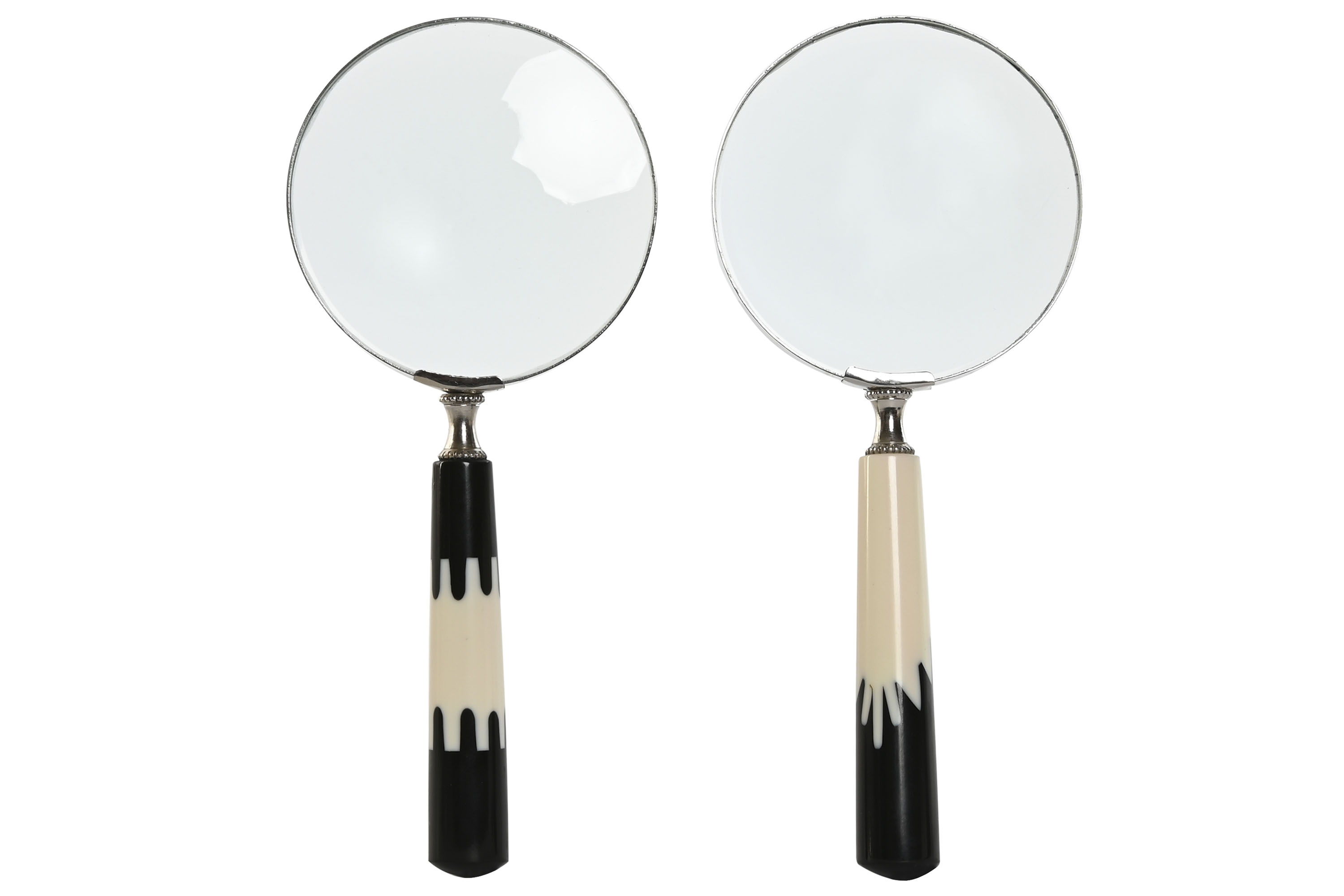 LUPA DE MANO CRISTAL HUESO 10X2,5X24,5 2 SURT.