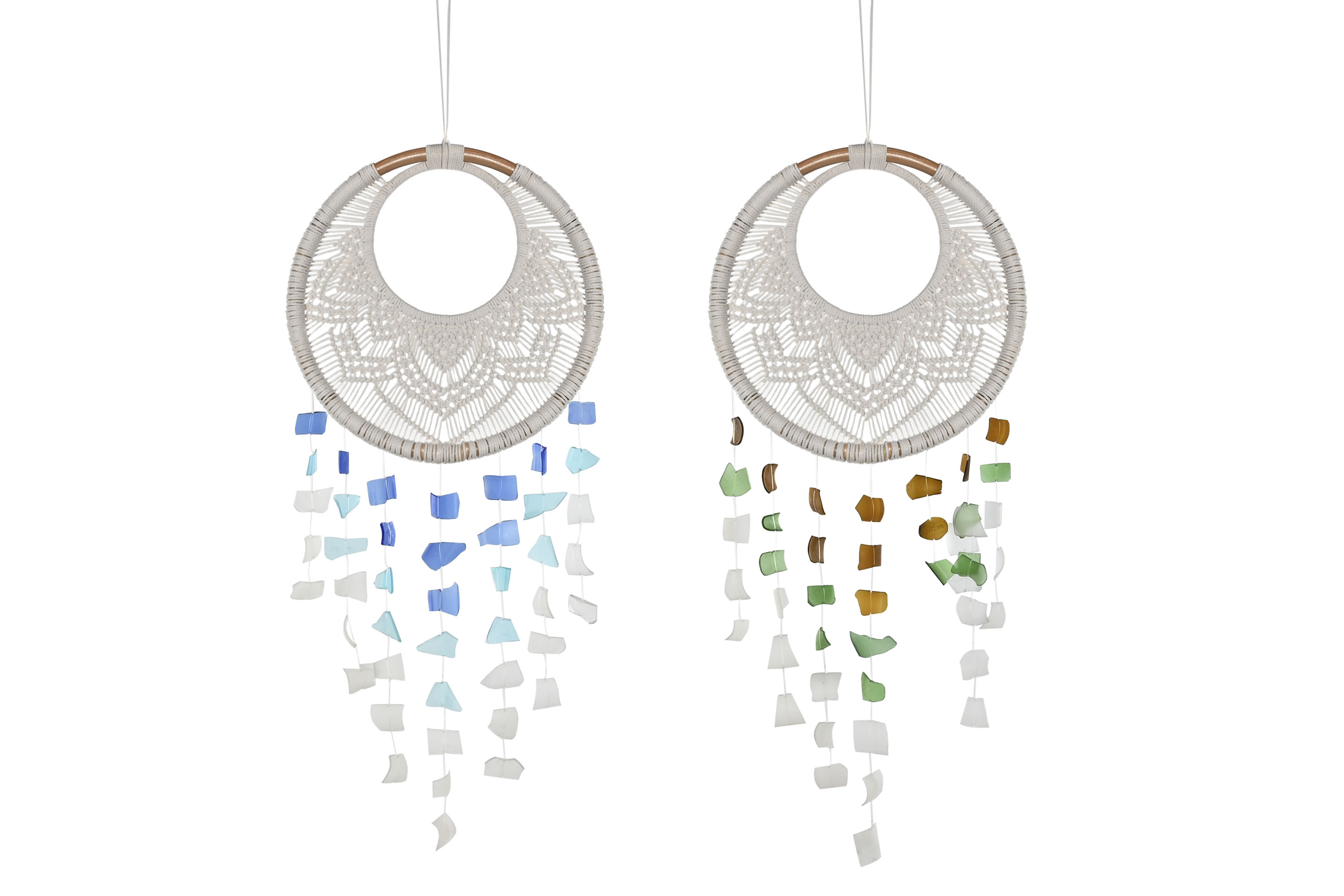 ATRAPASUEÑOS RATAN 40X1X115 MACRAME 2 SURT.