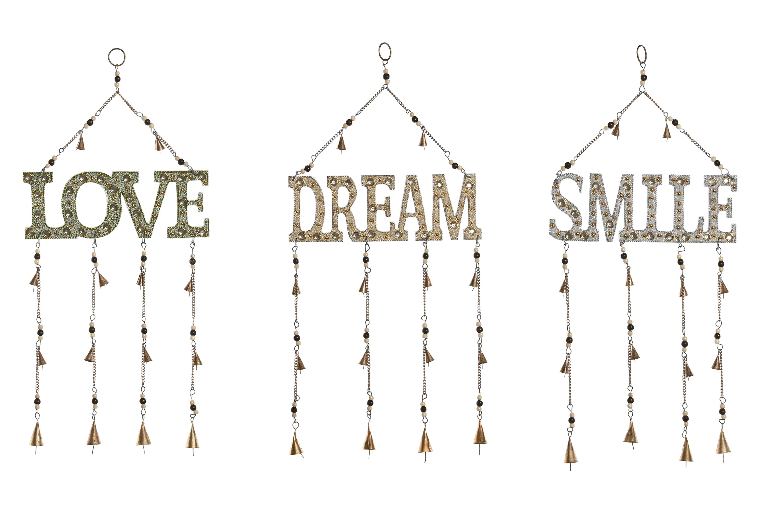 DECORACION COLGANTE METAL 28X2X58 3 SURT.