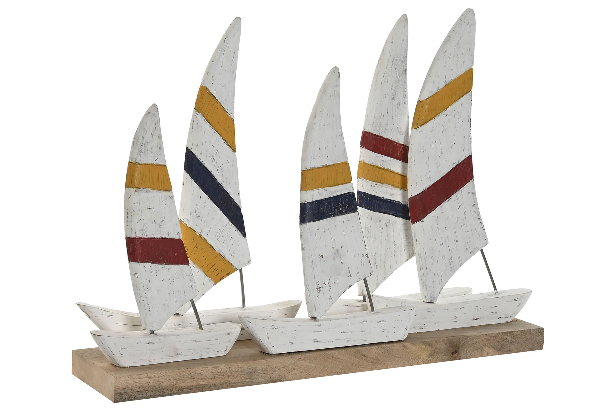 DECORACION MANGO METAL 67,5X13,5X46 BLANCO