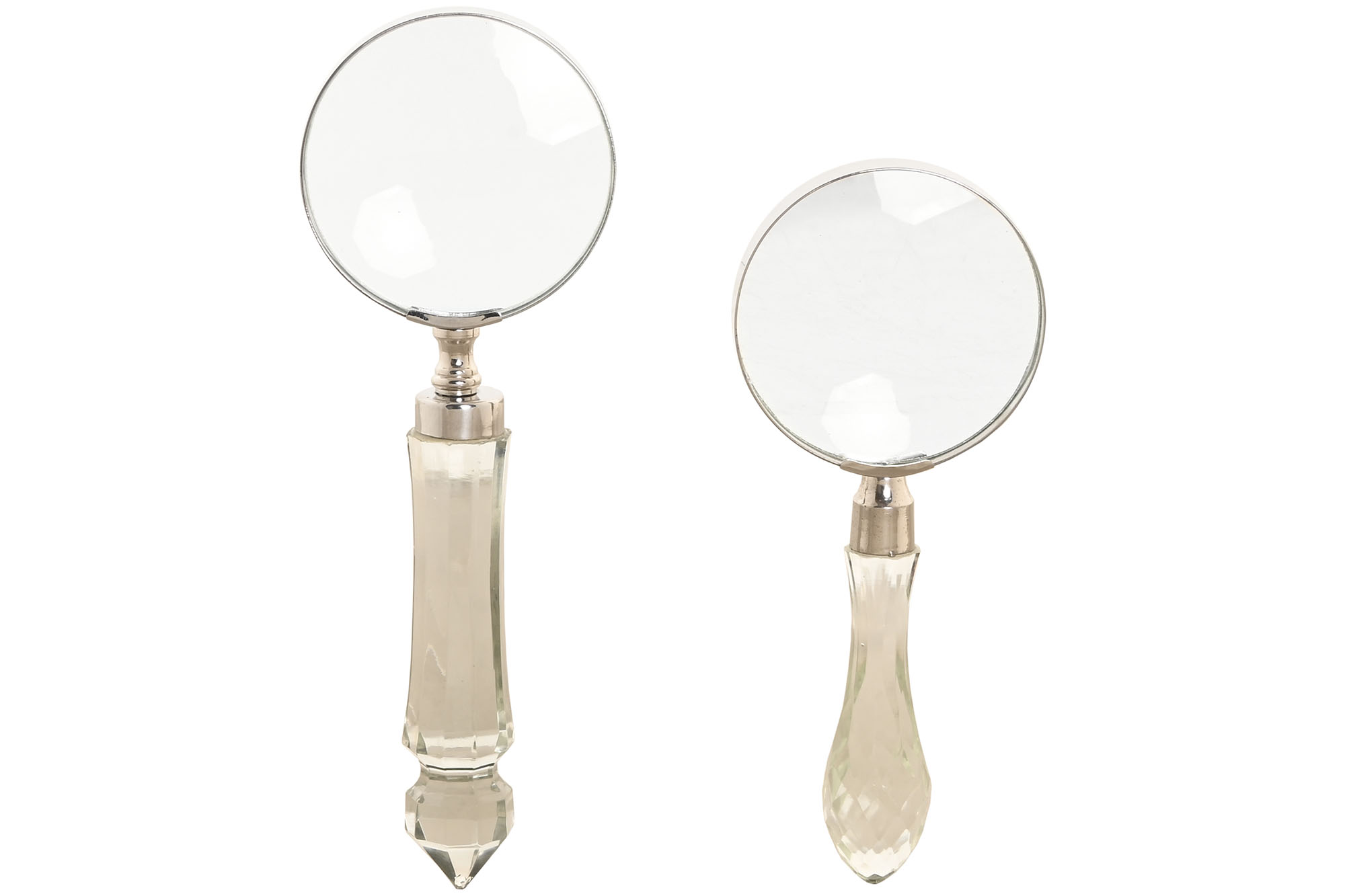 LUPA DE MANO CRISTAL 22X7,5X3 AUMENTO X3 2 SURT.